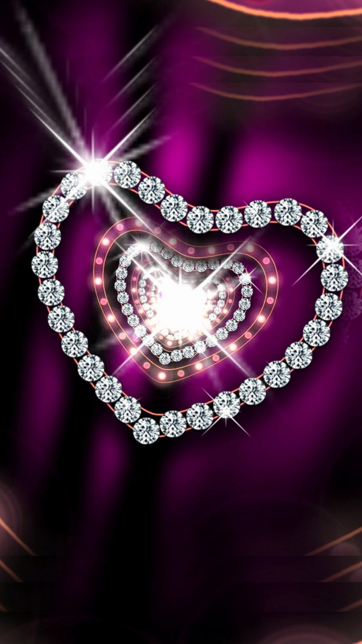 1200x2132 Purple and silver diamonds. Iphone BackgroundsWallpaper ...