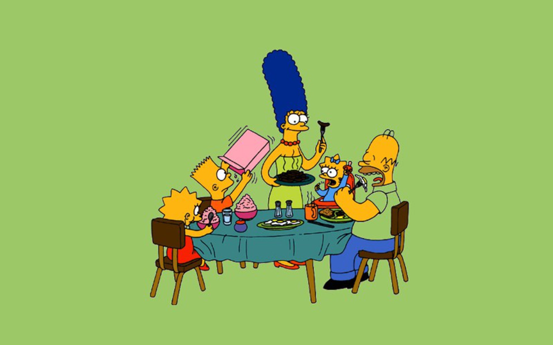 1920x1200 Scared Homer Simpson The Simpsons wallpaper Cartoon wallpapers