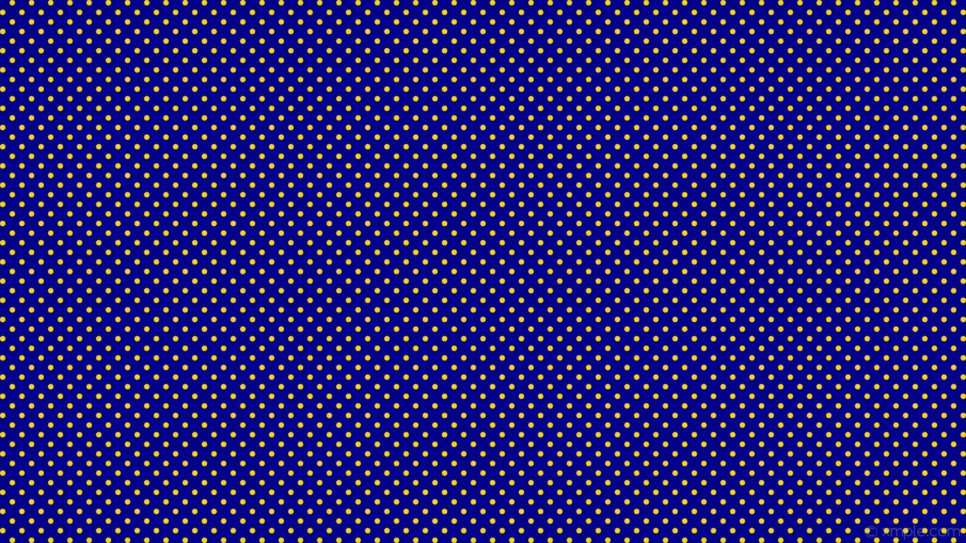 1920x1080 wallpaper yellow spots blue polka dots dark blue gold #00008b #ffd700 315Â°  11px