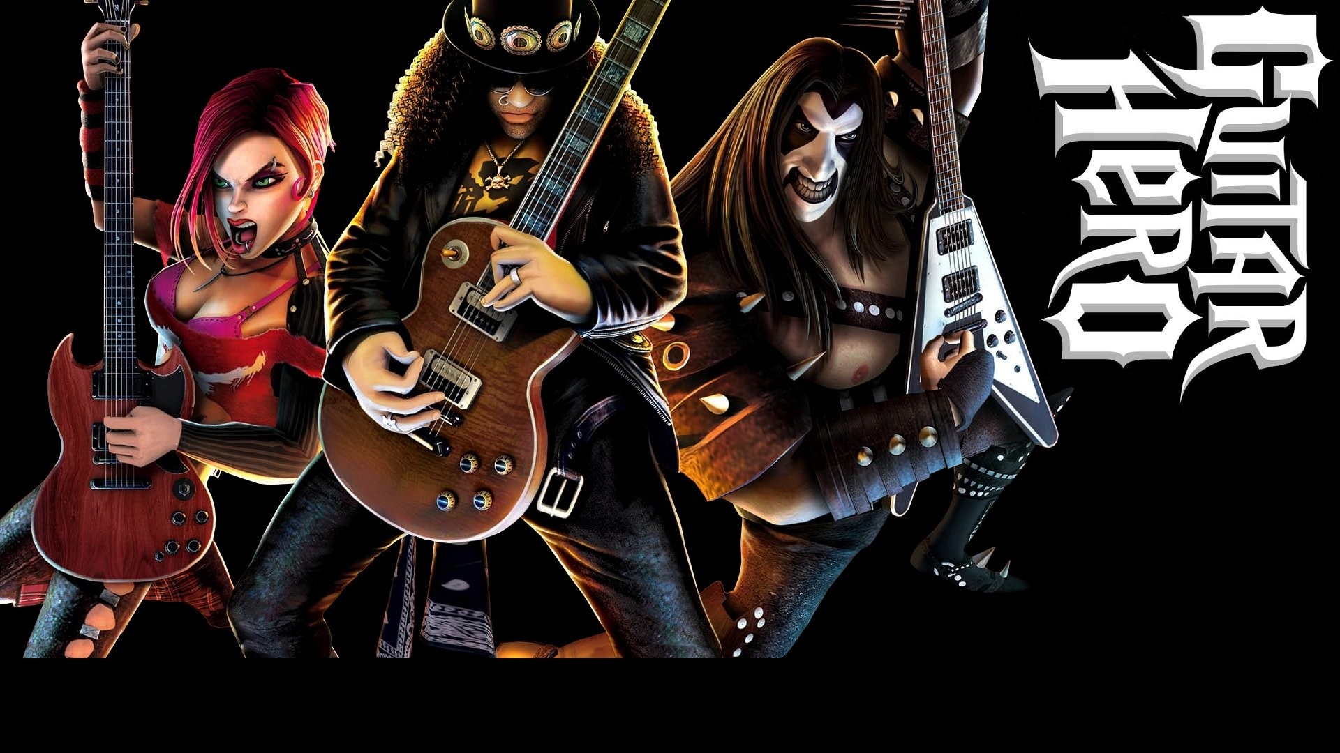 1920x1080 GUITAR HERO music guitars heavy metal rock hard 1ghero rhythm guitarhero  poster slash guns roses wallpaper |  | 644760 | WallpaperUP