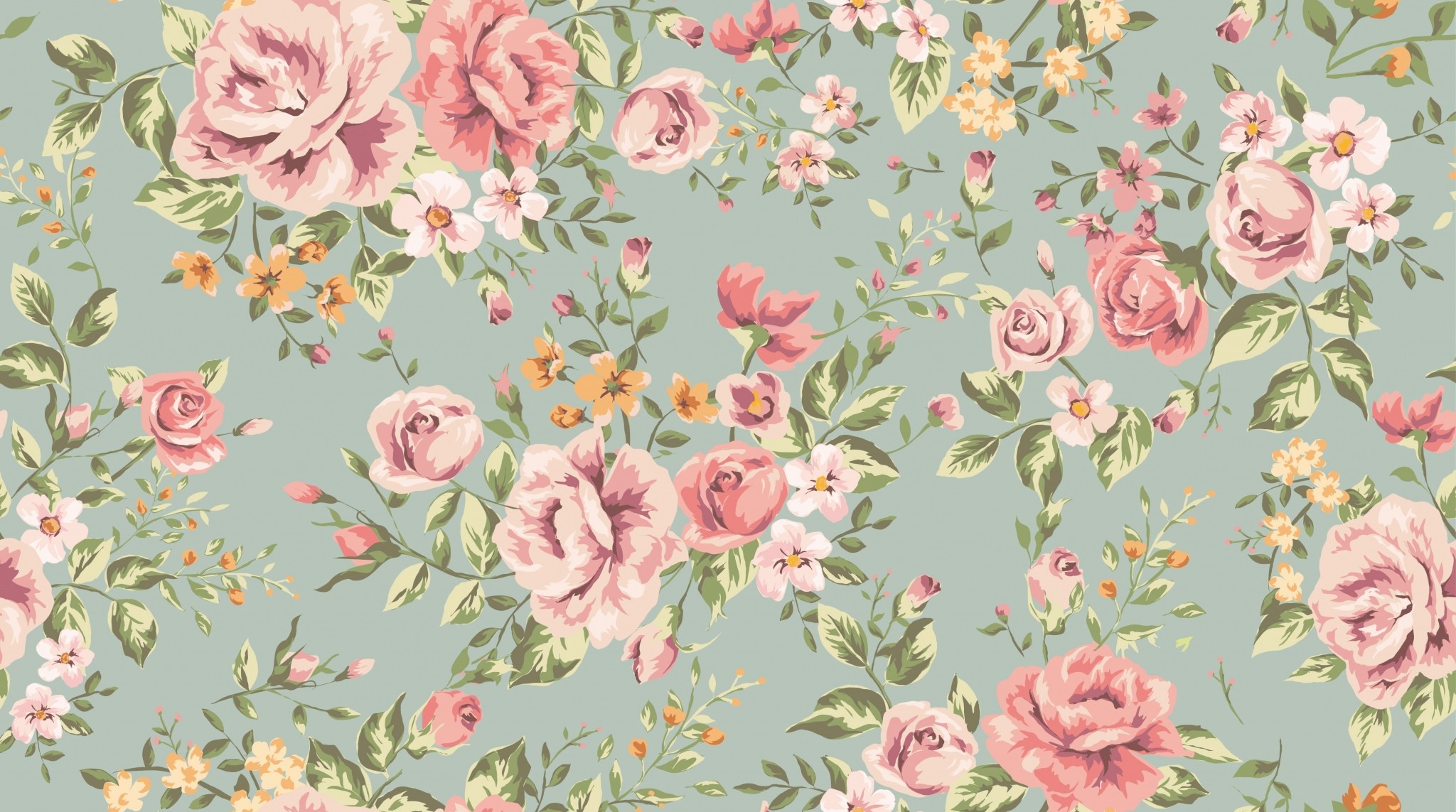 2048x1143 Vintage flower background patterns Q Pattern #3636 ...