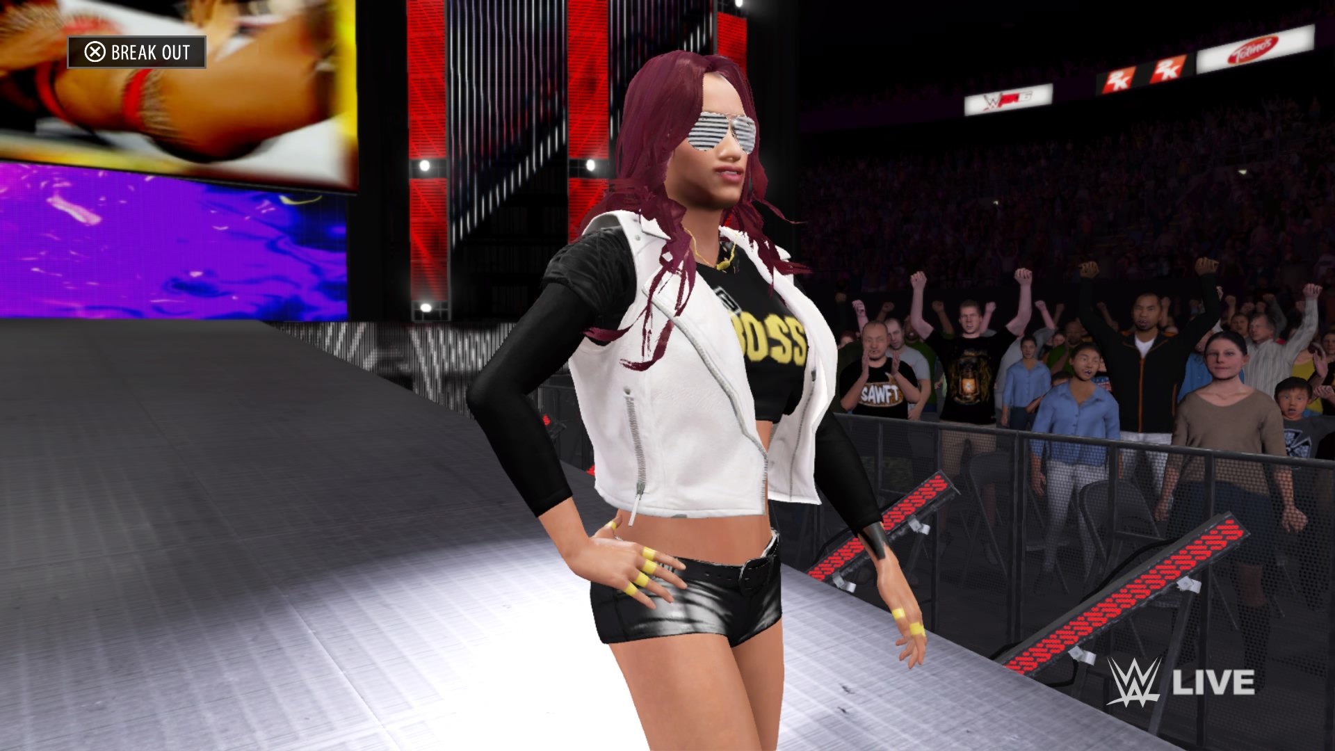 1920x1080 WWE 2K16's best fan creations: Get Sasha, Becky, Charlotte, Punk and more |  GamesRadar+