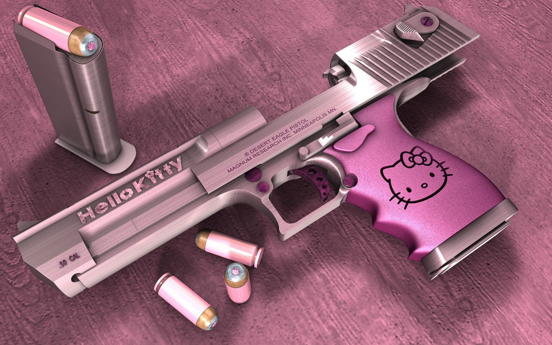 1920x1200 Hello Kitty gun HD wallpaper