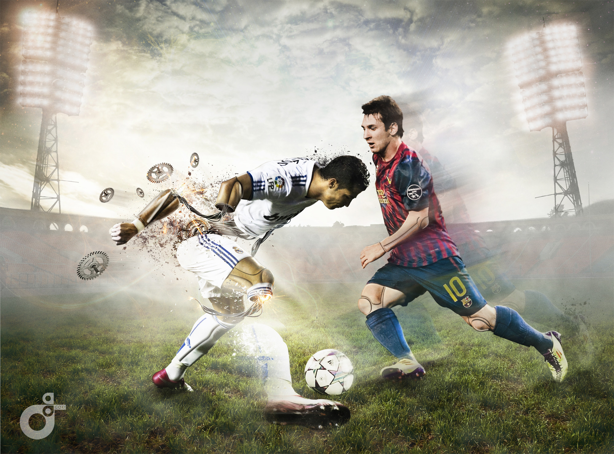 2000x1480 Messi Vs Ronaldo Soccer Wallpaper - Football HD Wallpapers