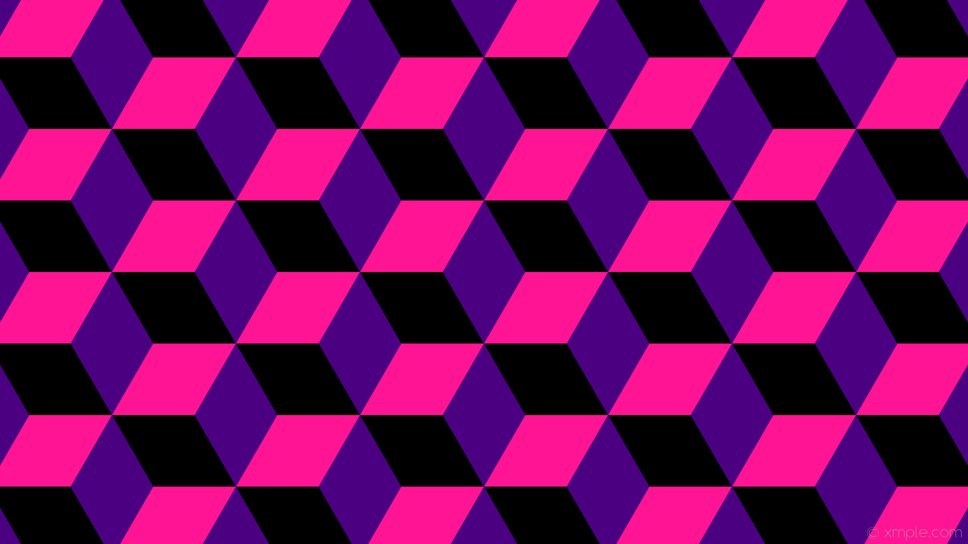 1920x1080 wallpaper purple 3d cubes pink black indigo deep pink #4b0082 #ff1493  #000000 270