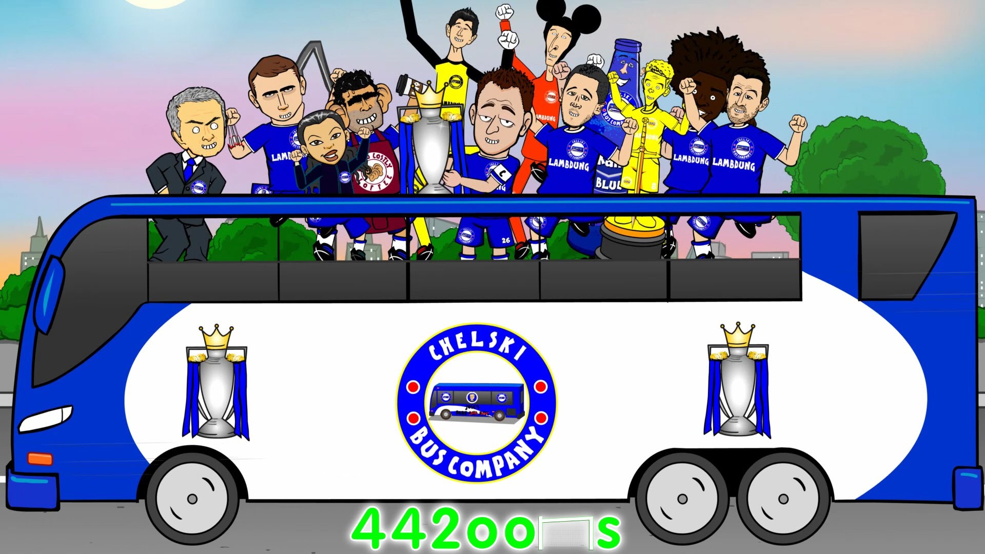 1920x1080 CHELSEA FC CHAMPIONS 2015 (Mourinho TROLLS the LEAGUE! cartoon premier  league title 14-15) - YouTube