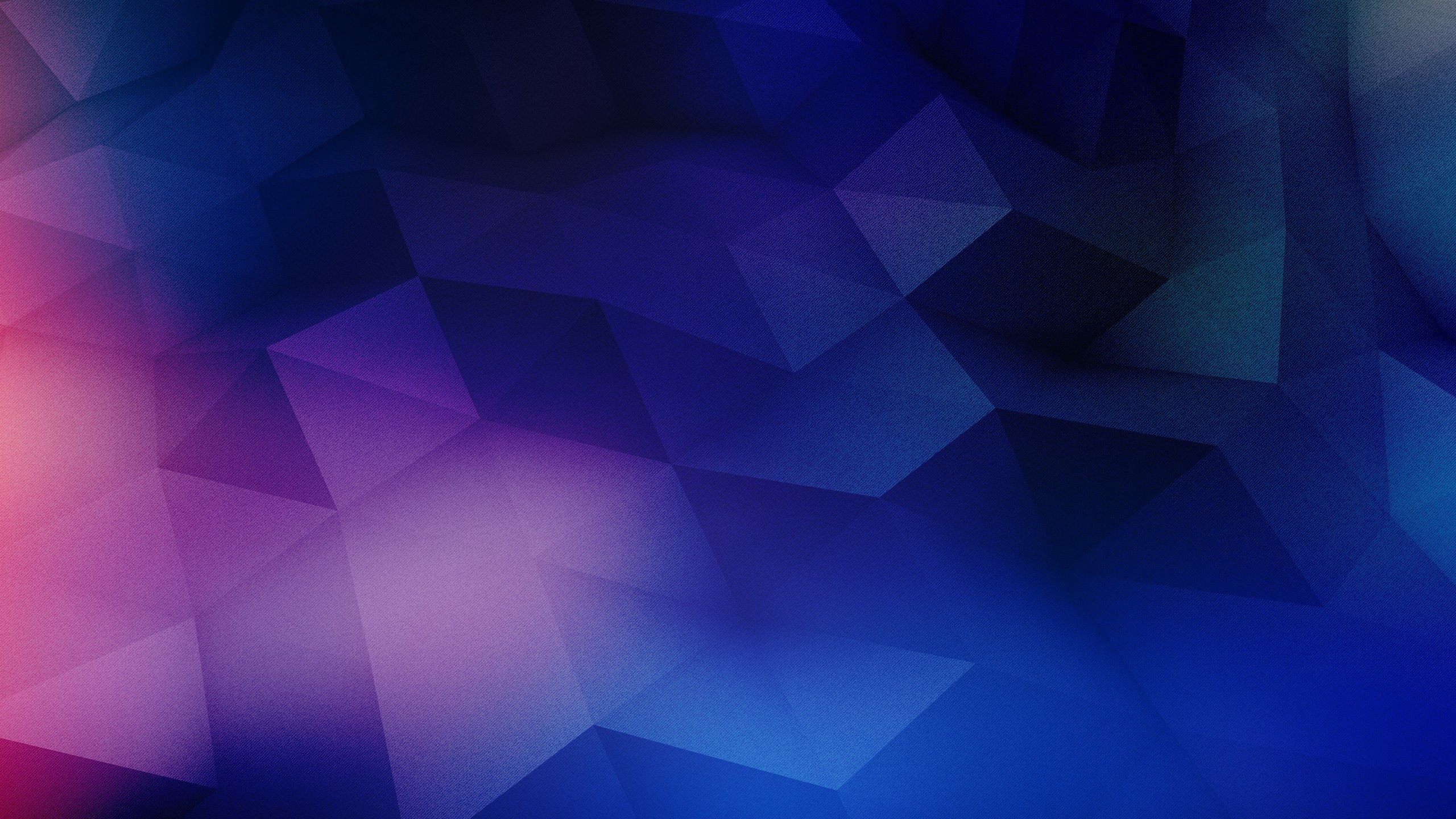 2560x1440  Blue & Purple Geometric Shapes