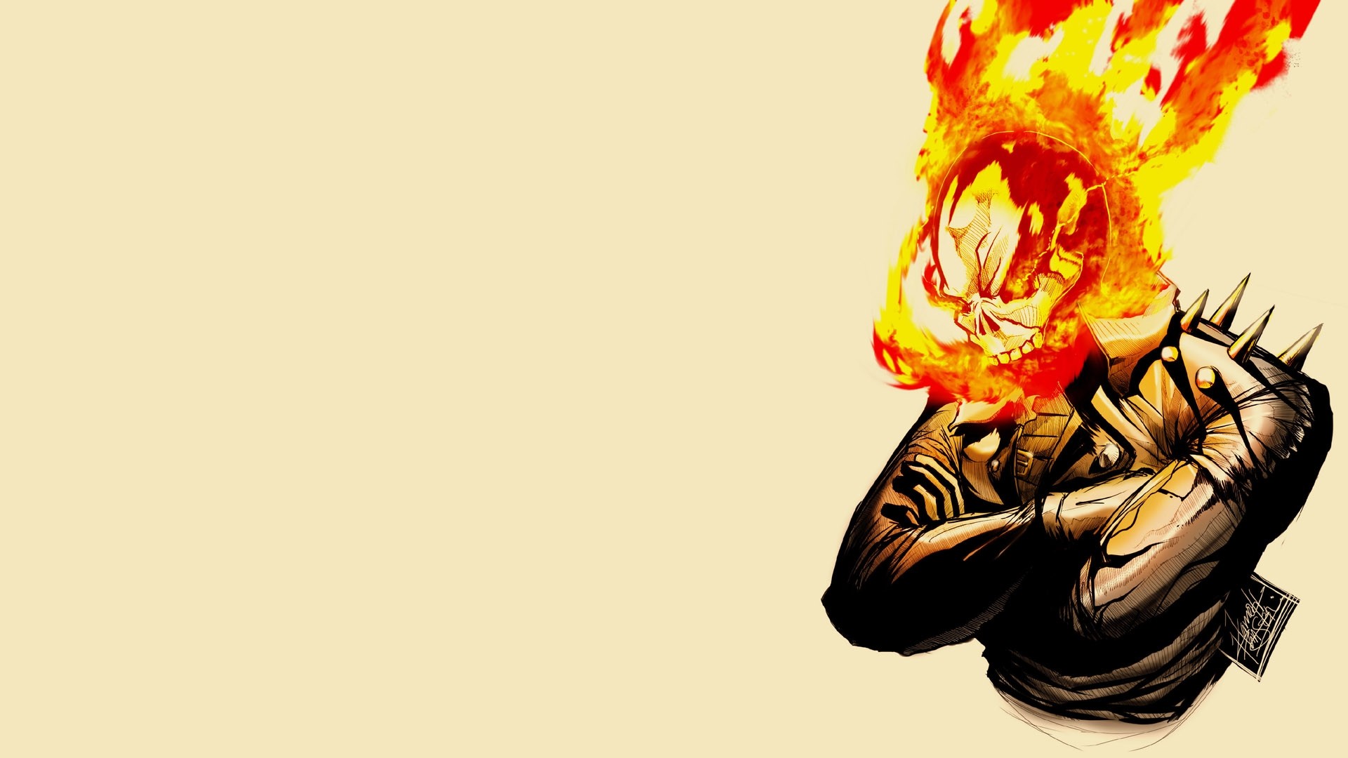 1920x1080 Comics - Ghost Rider Johnny Blaze Wallpaper