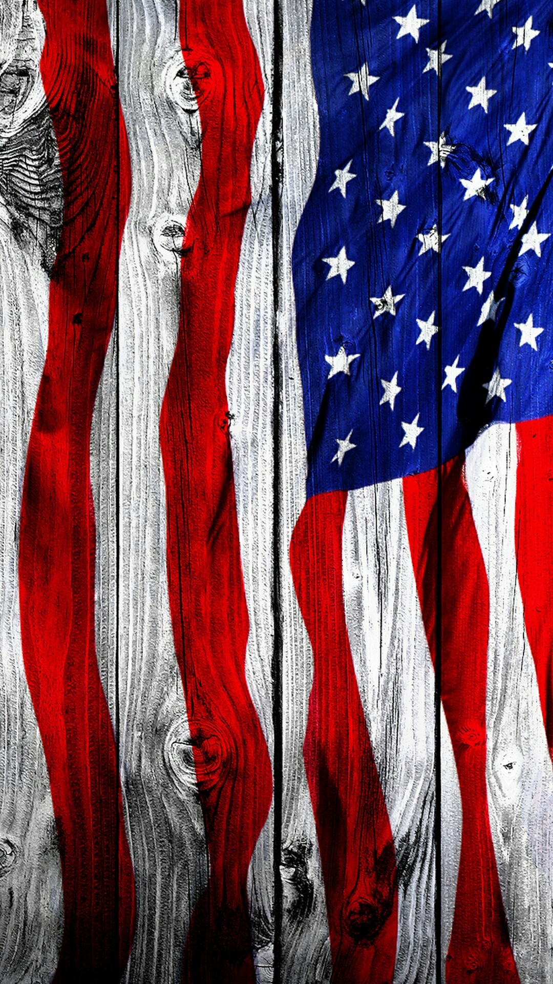 1080x1920 Paint your fence- American flag