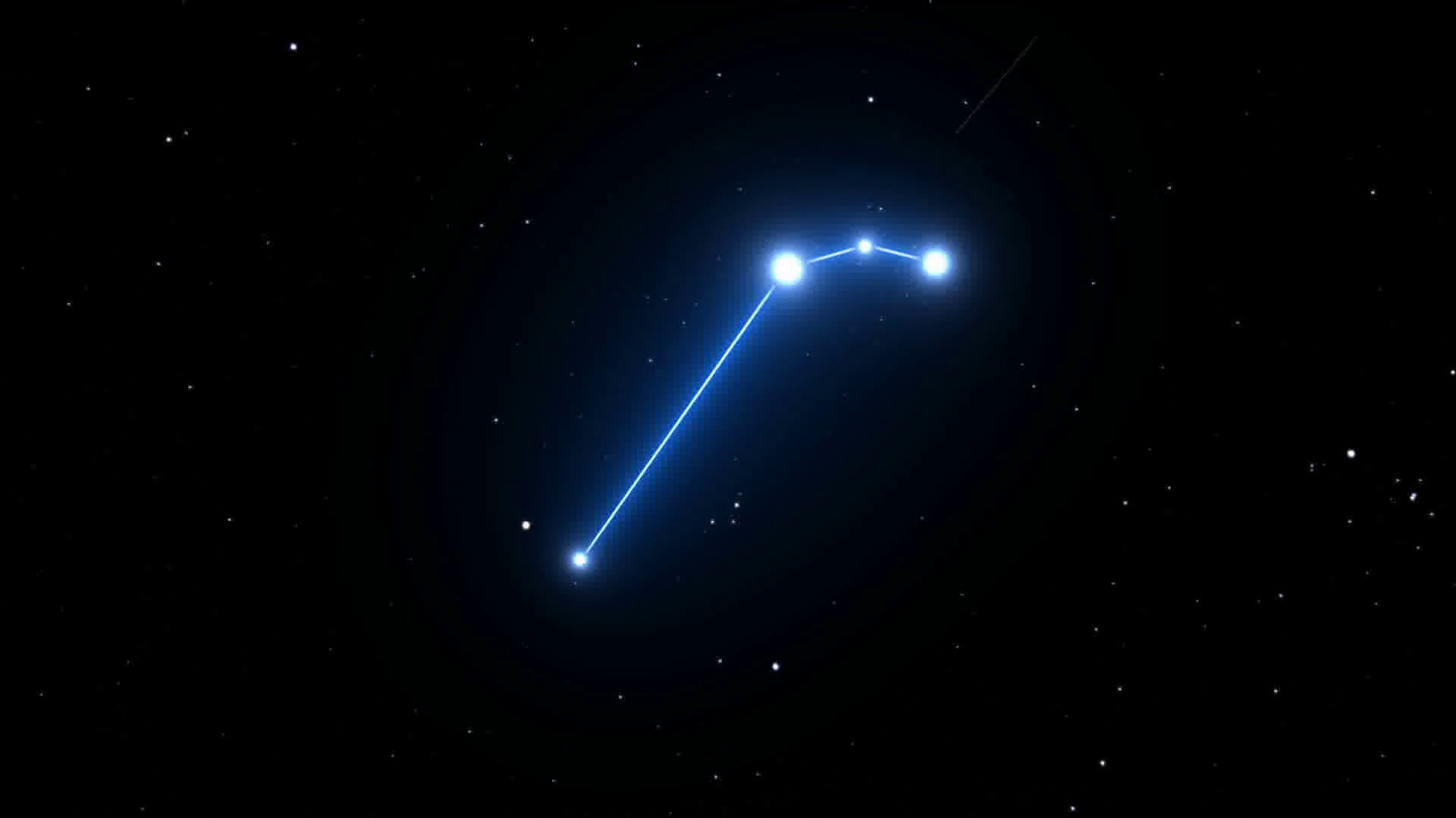 1920x1080 Aries Constellation on a Beautiful Starry Night Background