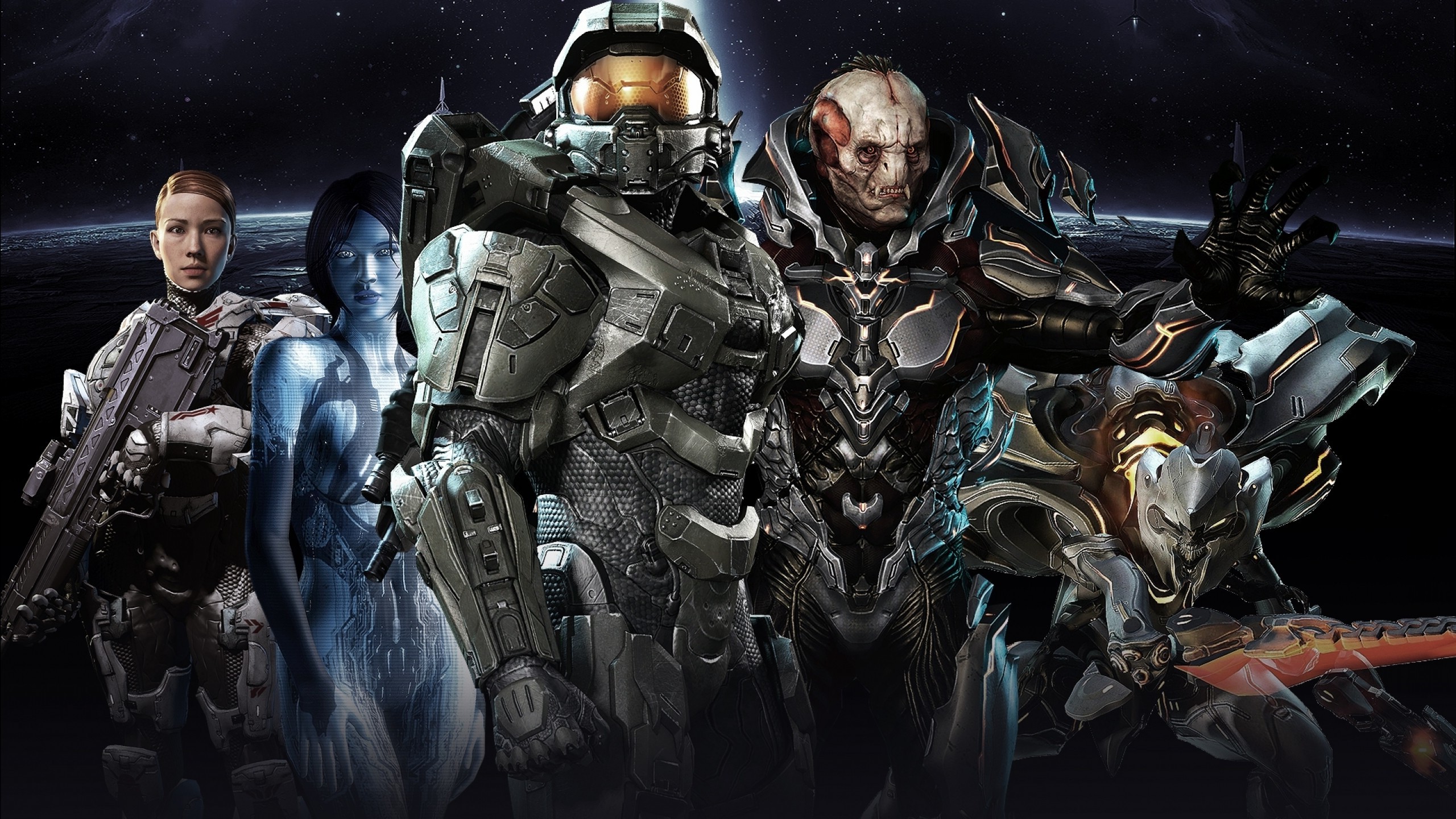 2560x1440 Halo, Master Chief, Halo 4, Xbox One, Halo: Master Chief Collection, Cortana,  Video Games, Didact Wallpapers HD / Desktop and Mobile Backgrounds