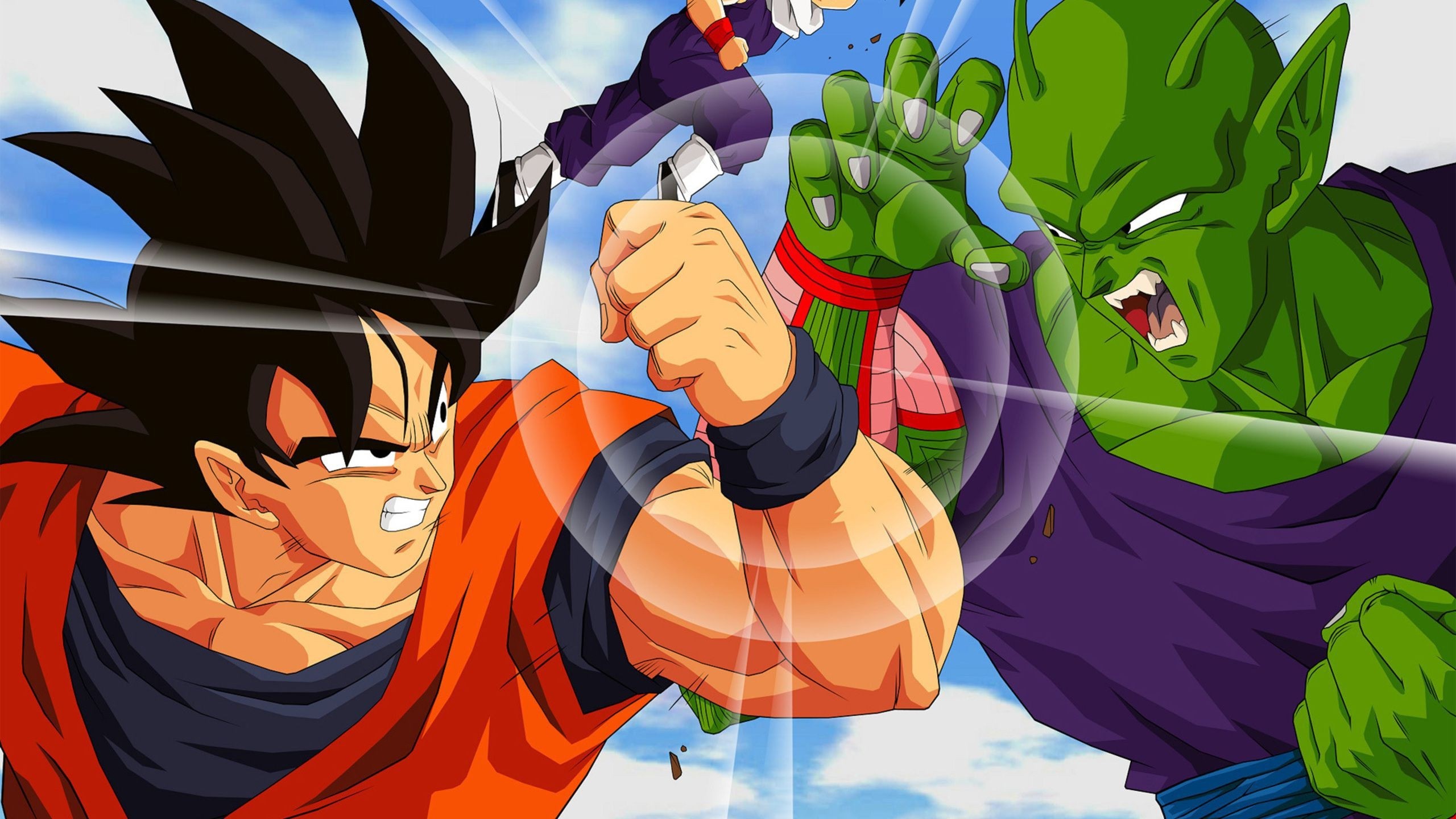 2560x1440 Piccolo vs Goku