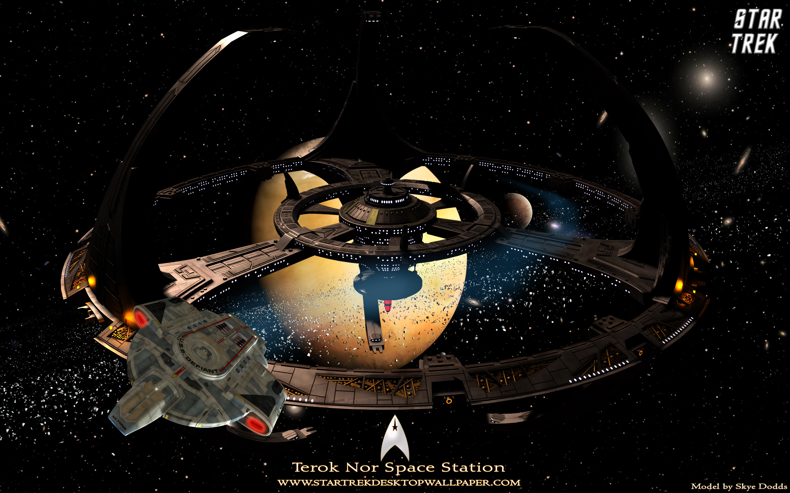 2560x1600 Star Trek Terok Nor Space Station - free Star Trek computer desktop  wallpaper, pictures