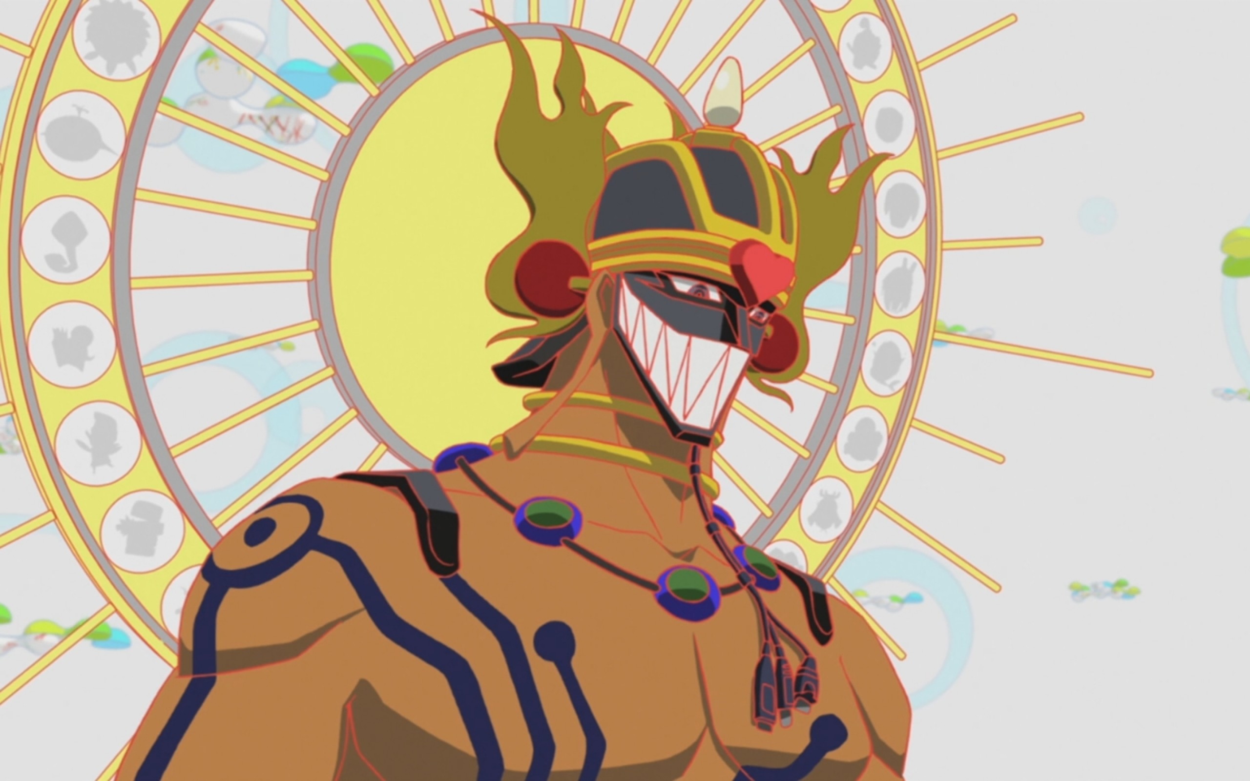 2560x1600 Summer Wars GIF Swell with Love Machine. Have a wallpaper, buddish.
