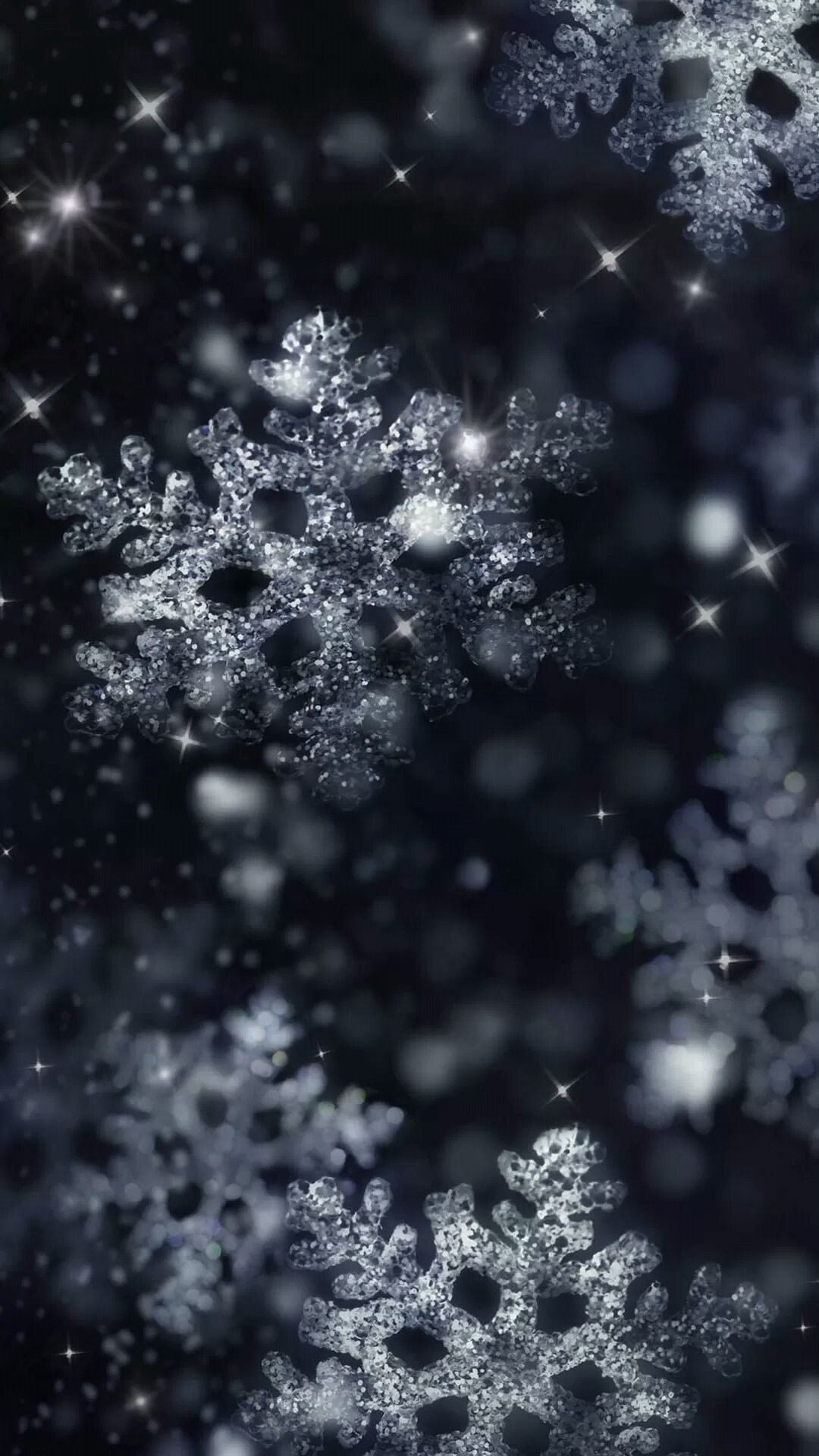 1080x1920 Night glittering snowflakes wallpapers 1080 x 1920 Wallpapers available for  free download.