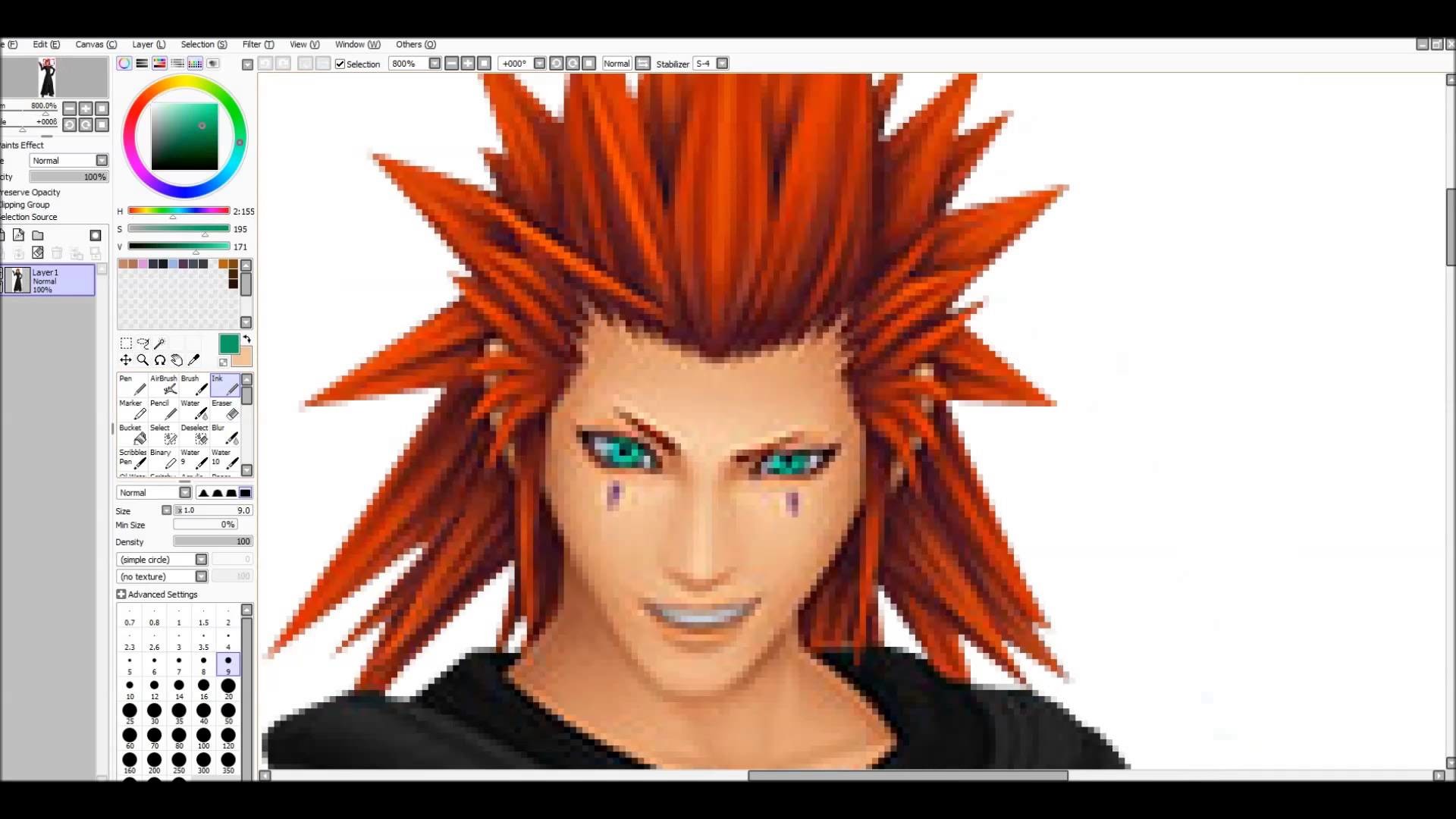 1920x1080 Speed painting Kingdom Hearts Roxas, Axel, And Xion part2