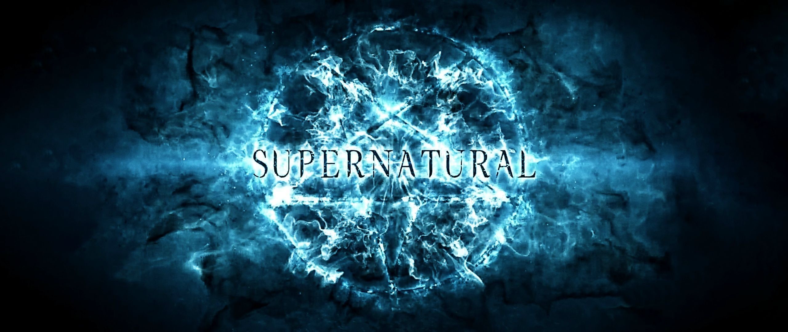 2560x1080 Here it is: Season 10 Title Card as Desktop Wallpaper : Supernatural Papel  De Parede