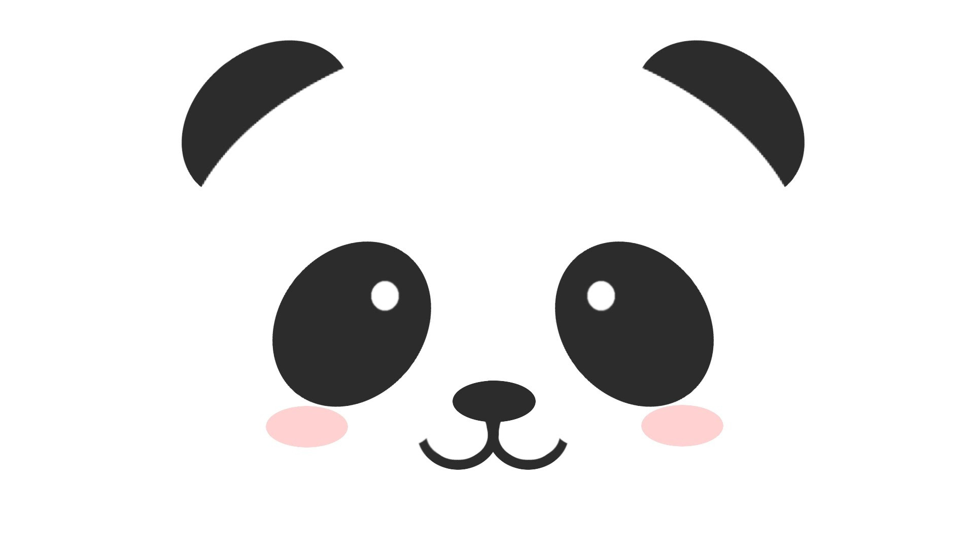 1920x1080 Baby Panda Custom Vinyl Decal Sticker - Choose your Color and Size .