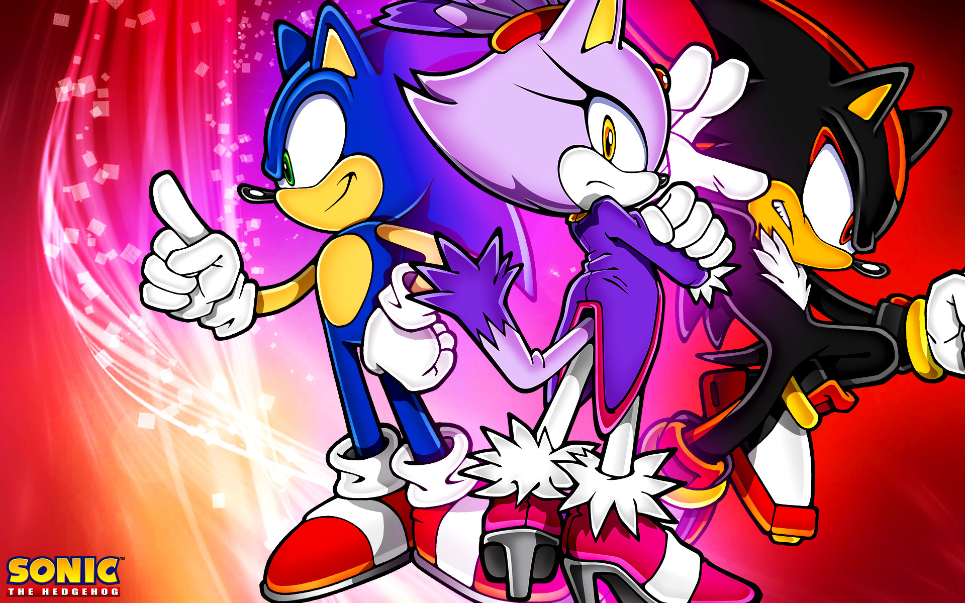 1920x1200 Tiger of the Wind images Sonic, Blaze, and Shadow HD wallpaper and  background photos