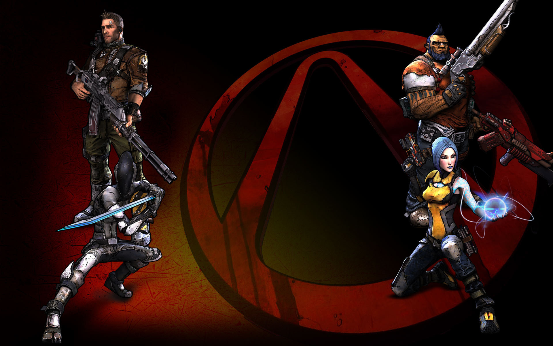 1920x1200 Image - Borderlands 2 Background Vault Hunters.jpg | Steam Trading Cards  Wiki | FANDOM powered by Wikia