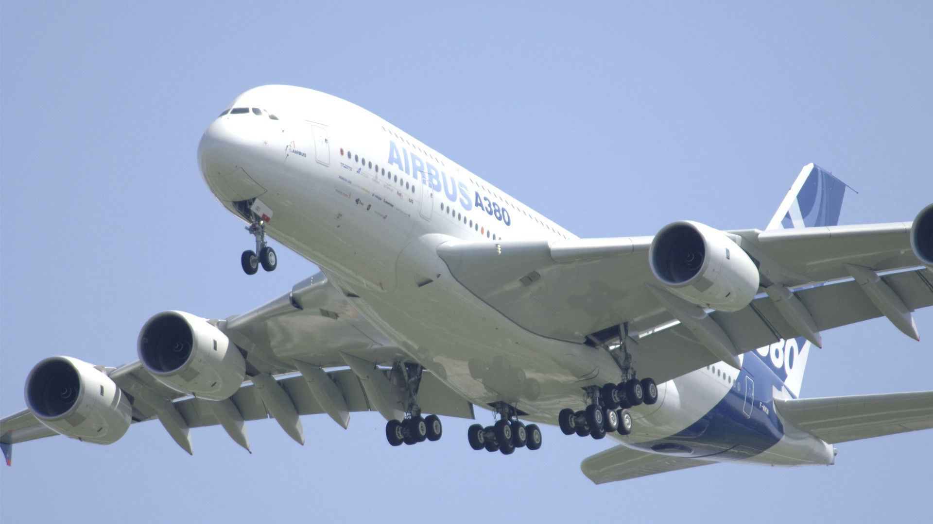 1920x1080 Finally the much talked about Airbus A380 touched down on Indian soil at at  the new