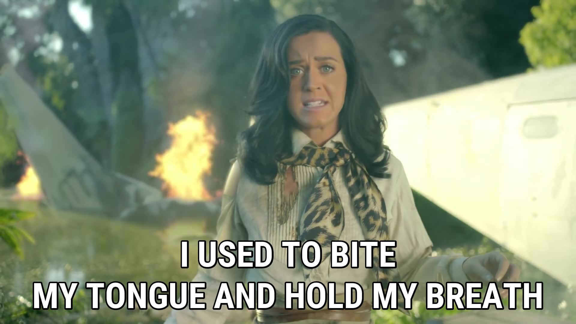 1920x1080 I used to bite my tongue and hold my breath / Katy Perry