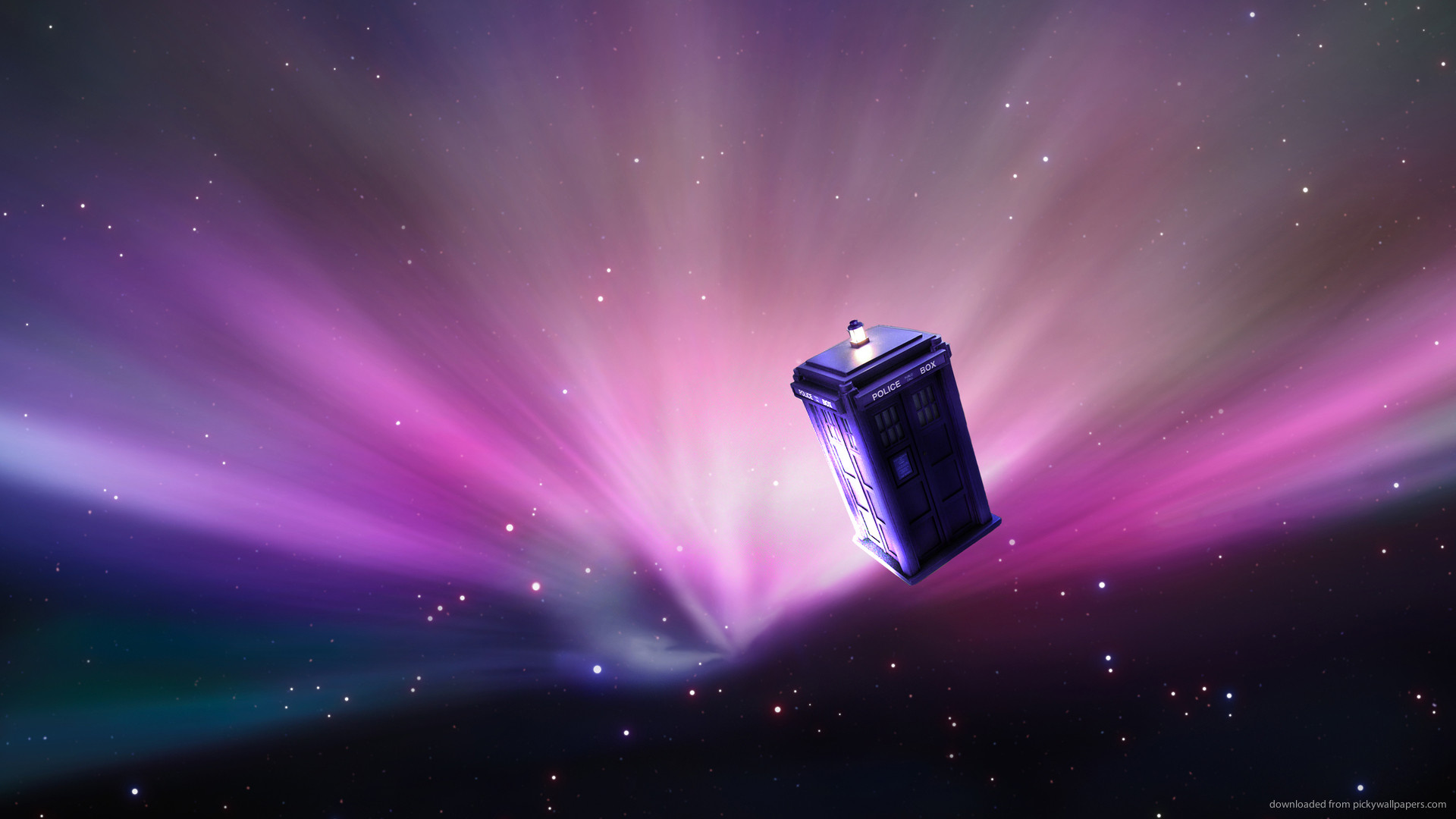 1920x1080 Tardis Drifting In Space picture