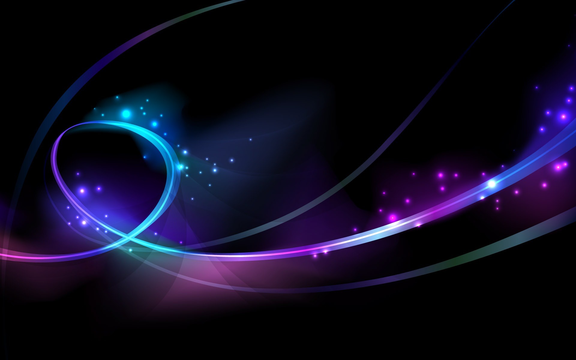 1920x1200 Purple and blue twirl desktop wallpaper | Black Background and some .