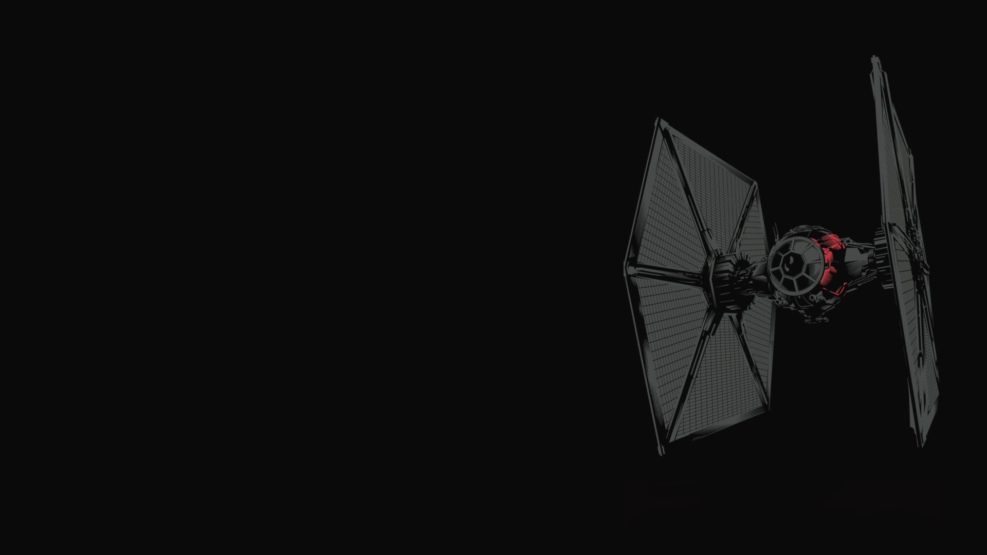 1920x1080 I made a wallpaper out of that TIE Fighter image from the toy leak. Enjoy!
