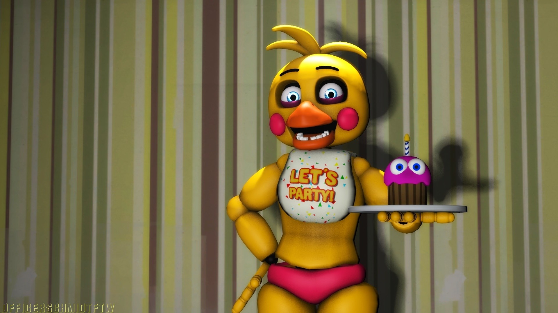 1920x1080 Five Nights at Freddy's images toy chica sfm by officerschmidtftw d9fctes  HD wallpaper and background photos