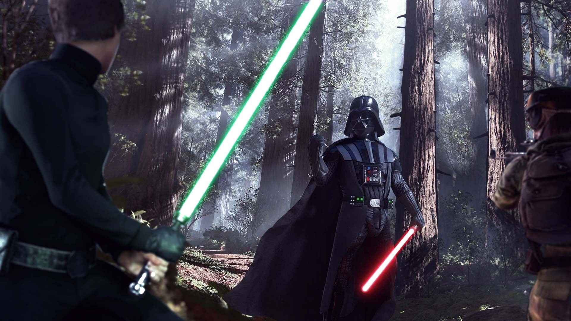 1920x1080 Star Wars Battlefront Luke vs Darth Vader Wallpaper With Download by Gully