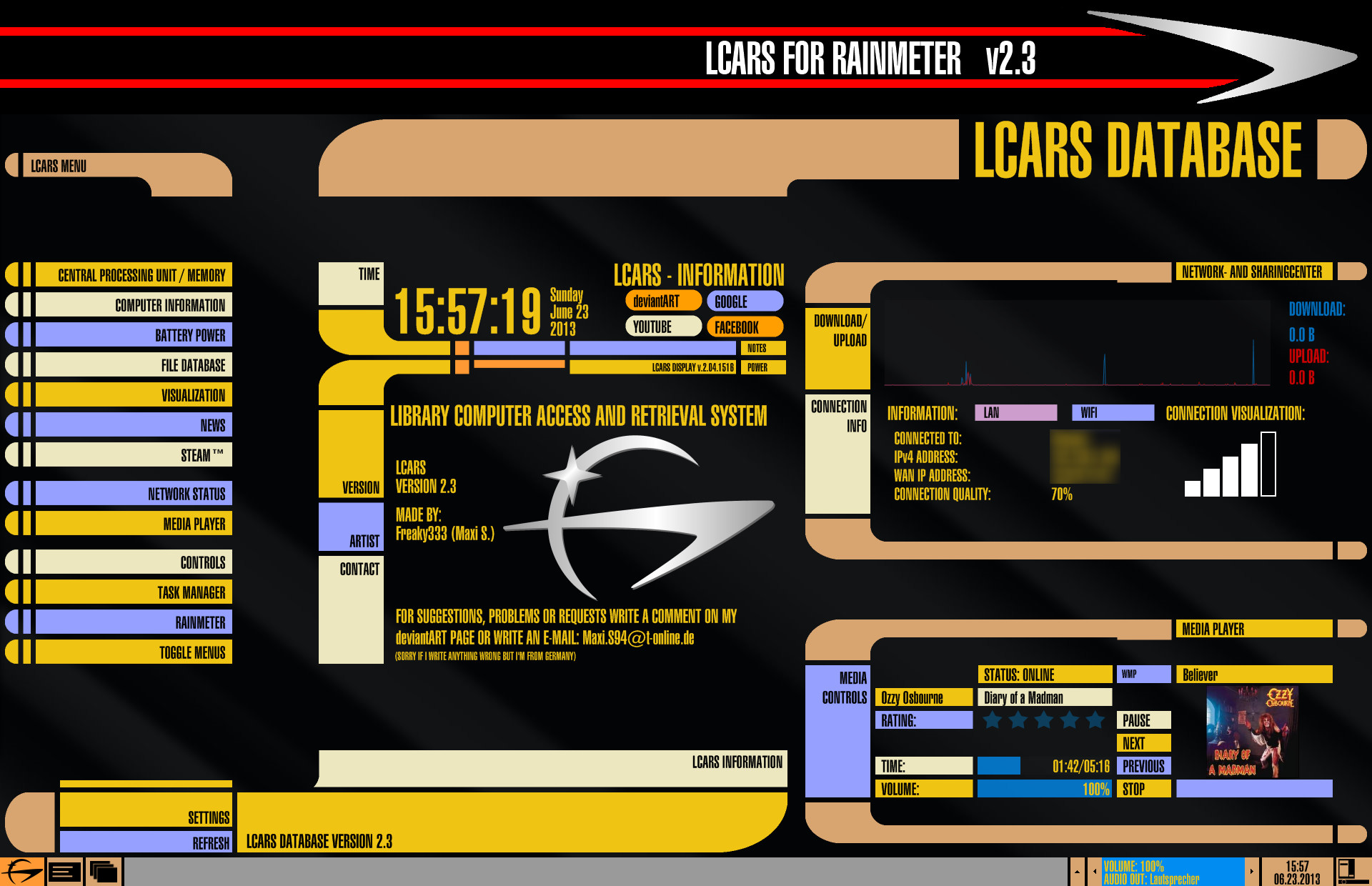 1920x1240 Star Trek LCARS Rainmeter Sk..