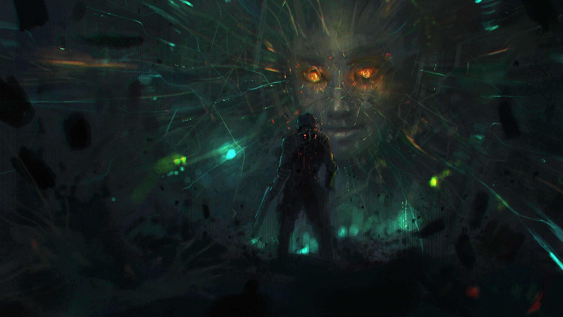 1920x1080 System Shock, System Shock 2, Shodan, Science Fiction, Cyberpunk, Video  Games Wallpapers HD / Desktop and Mobile Backgrounds
