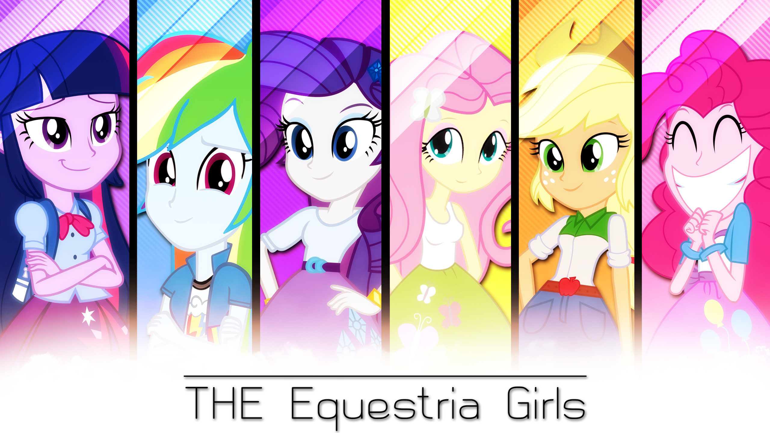 2560x1440 ... sHAAkurAs The Equestria Girls . 2560 x 1440 HD Wallpaper by sHAAkurAs