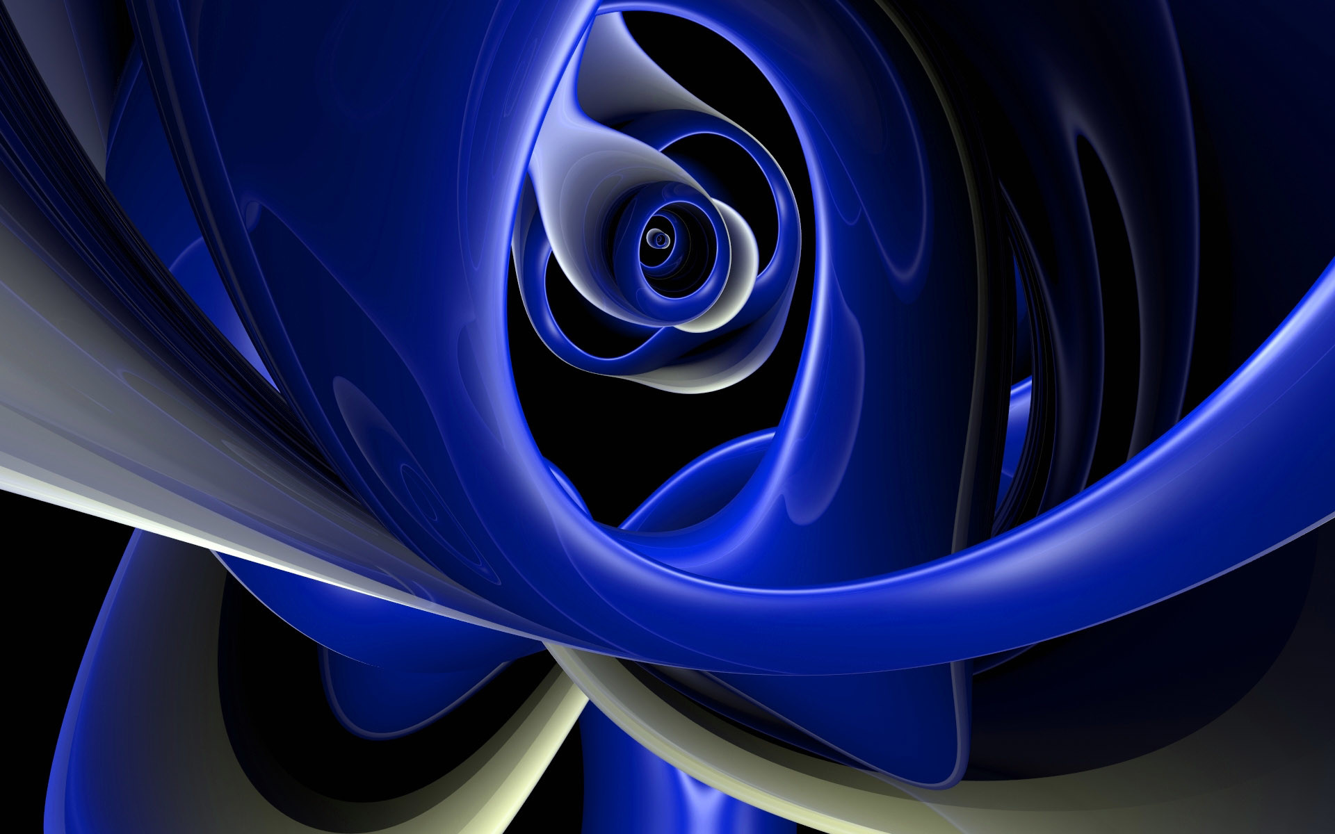 1920x1200 Impressive Abstract Blue 3D