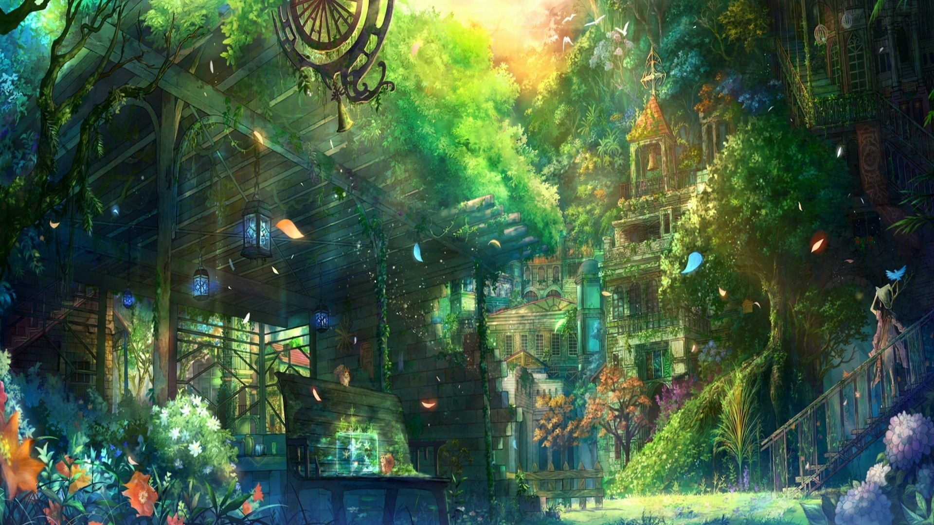 1920x1080 Anime City Scenery Wallpapers High Definition with High Definition Wallpaper   px 1.44 MB
