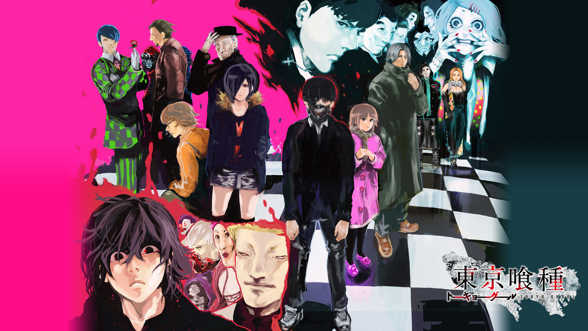 1920x1080 tokyo ghoul characters anime