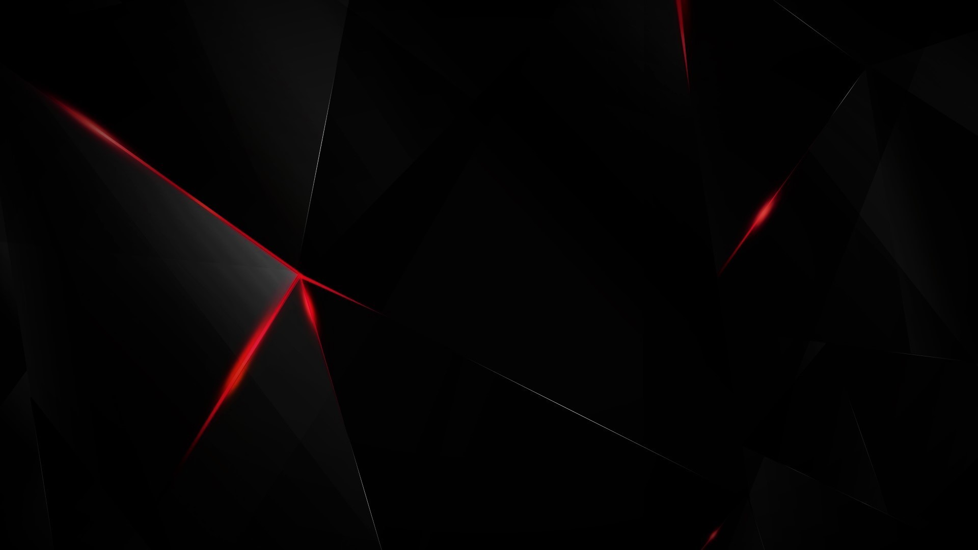 1920x1080 black, Dark, Abstract, 3D, Shards, Glass, Red Wallpapers HD / Desktop and  Mobile Backgrounds