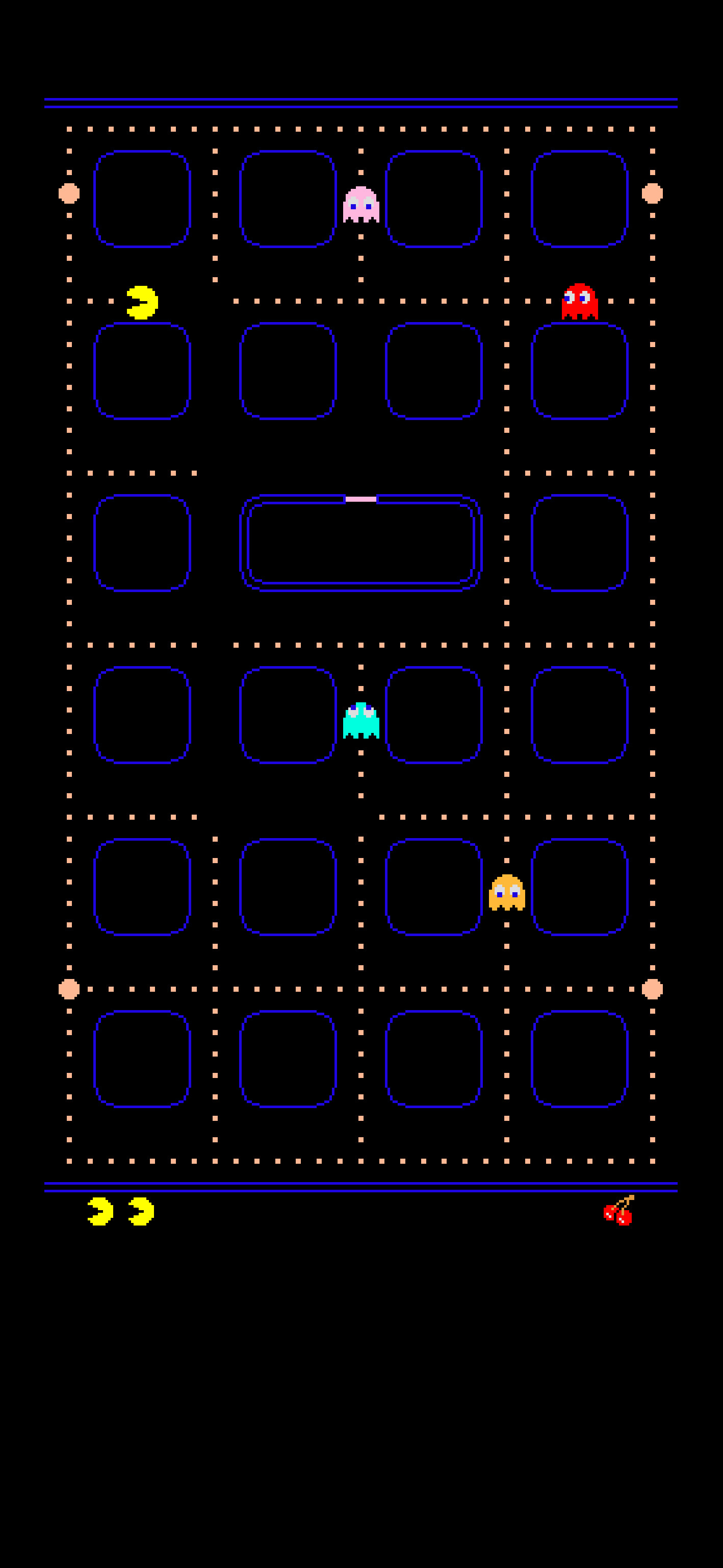 1418x3072 Pac-Man iPhone Wallpaper
