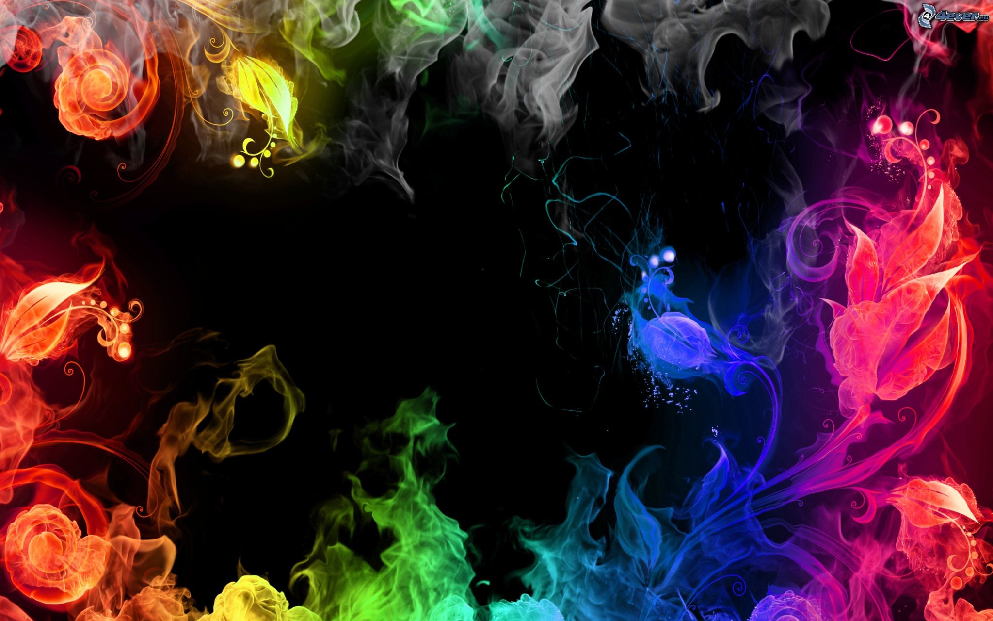 Colored smoke, colors, abstract, smoke, HD wallpaper | Peakpx