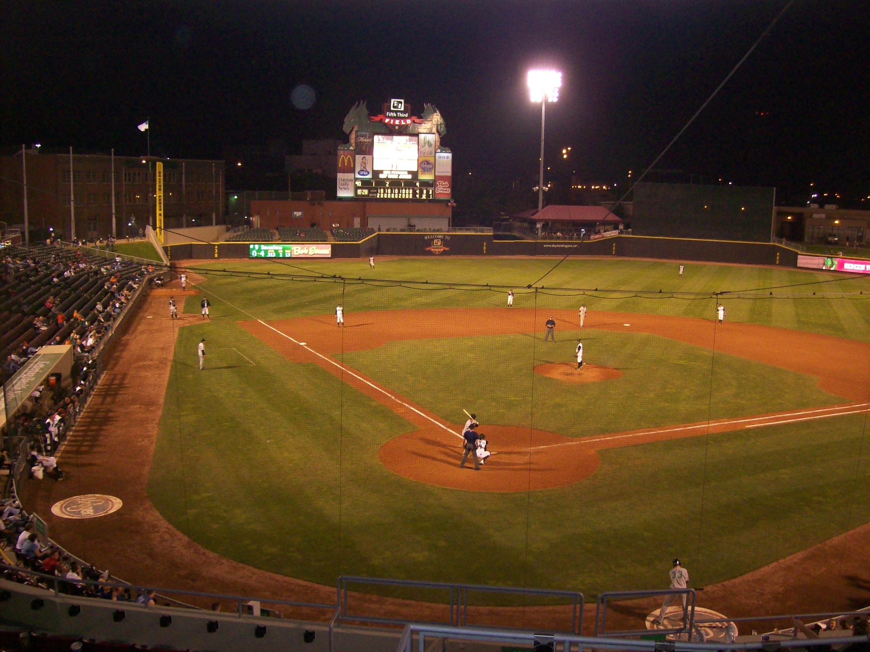 2848x2134 Empty Baseball Field A... Baseball Field At Night Wallpaper
