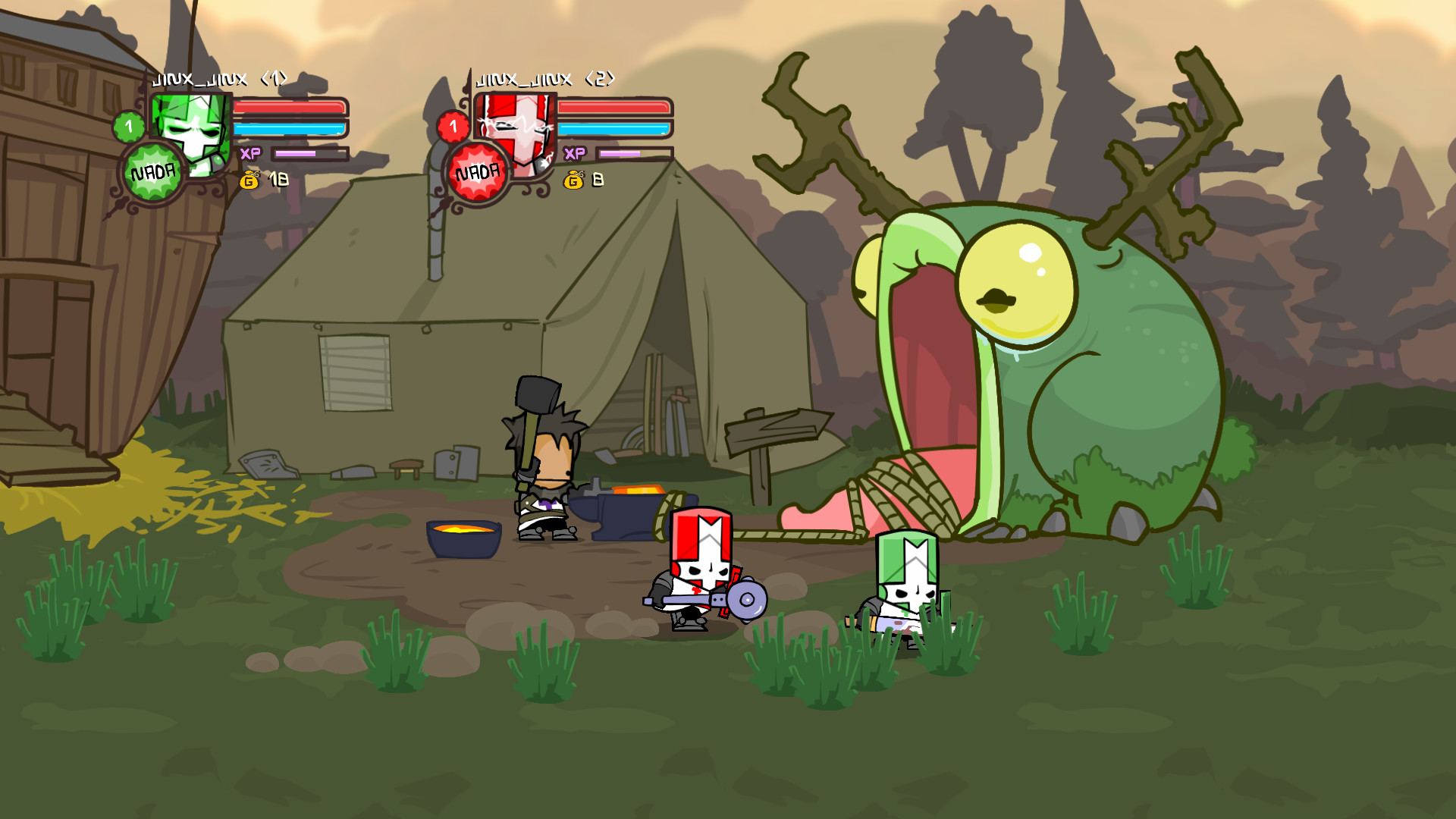 Download Orange Knight (Castle Crashers) wallpapers for mobile phone,  free Orange Knight (Castle Crashers) HD pictures