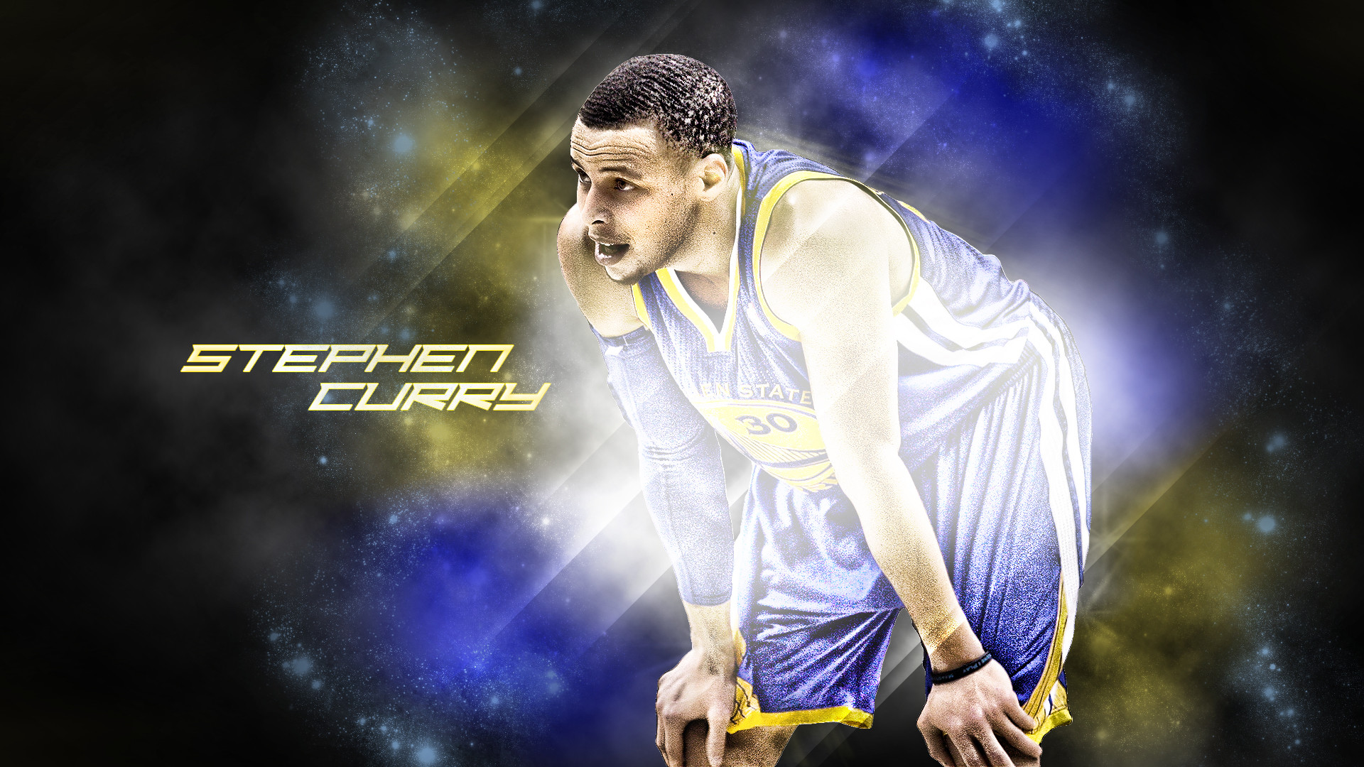 1920x1080 Stephen Curry; Designed by Ryan Gray | Basketball Related | Pinterest |  Stephen curry, Golden state and Golden state warriors