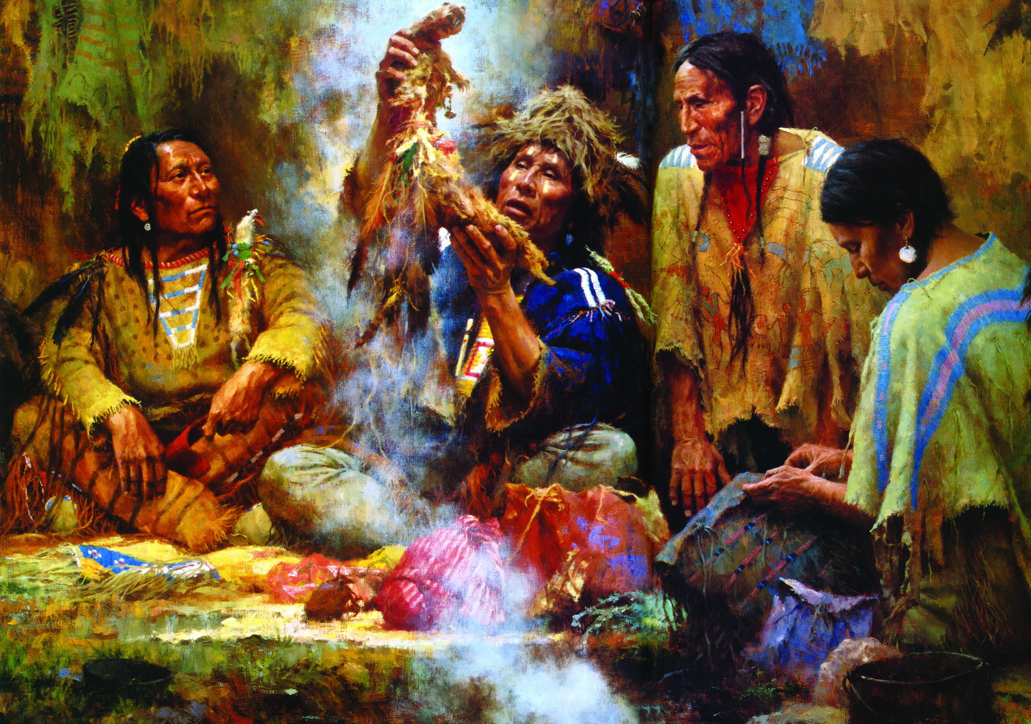 2008x1411 HD Wallpaper | Background ID:360046.  Artistic Native American