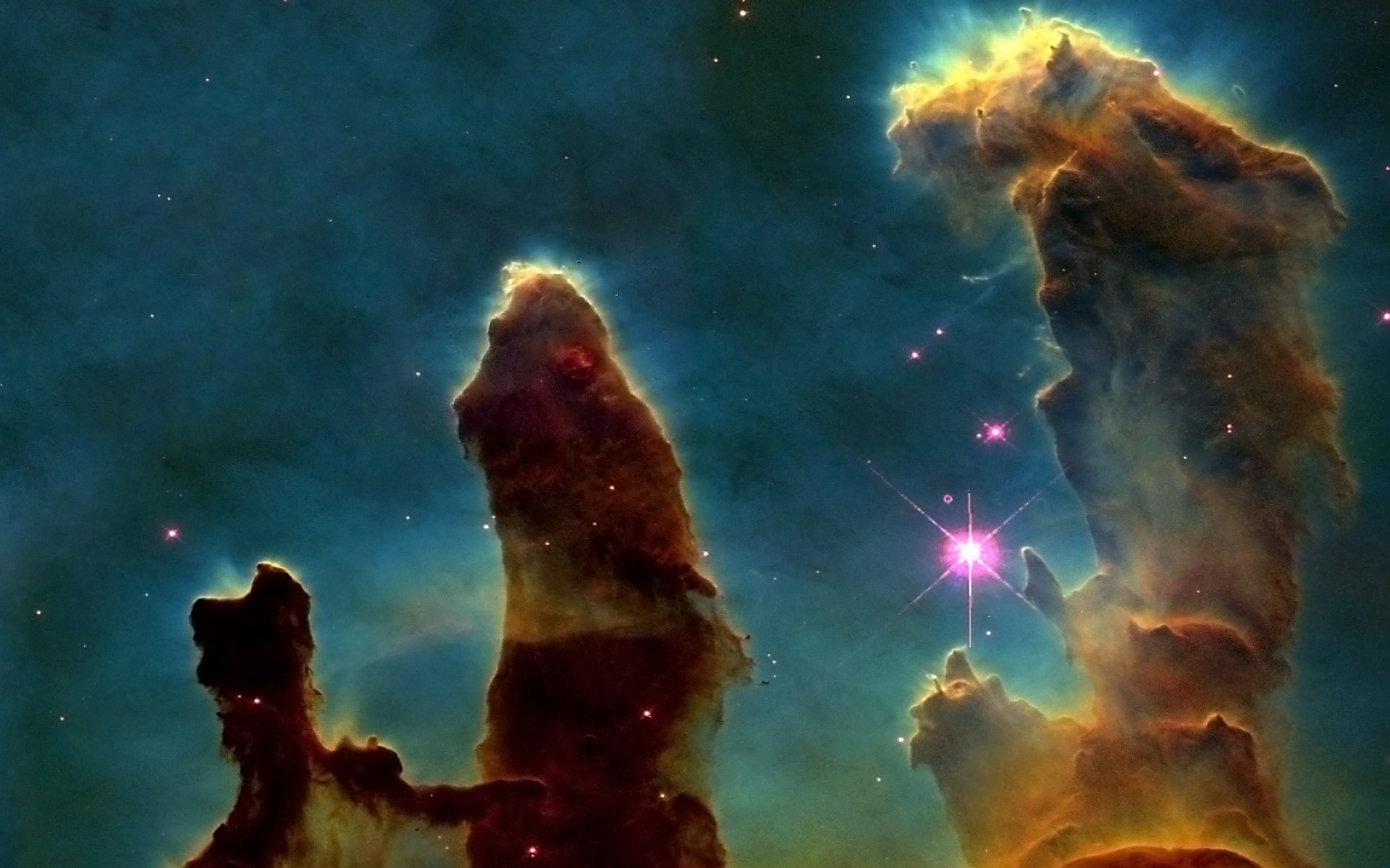 1920x1200 ... space, Eagle nebula :: Wallpapers Â· NASA Releases New High-Definition  View of Iconic '-Pillars of .