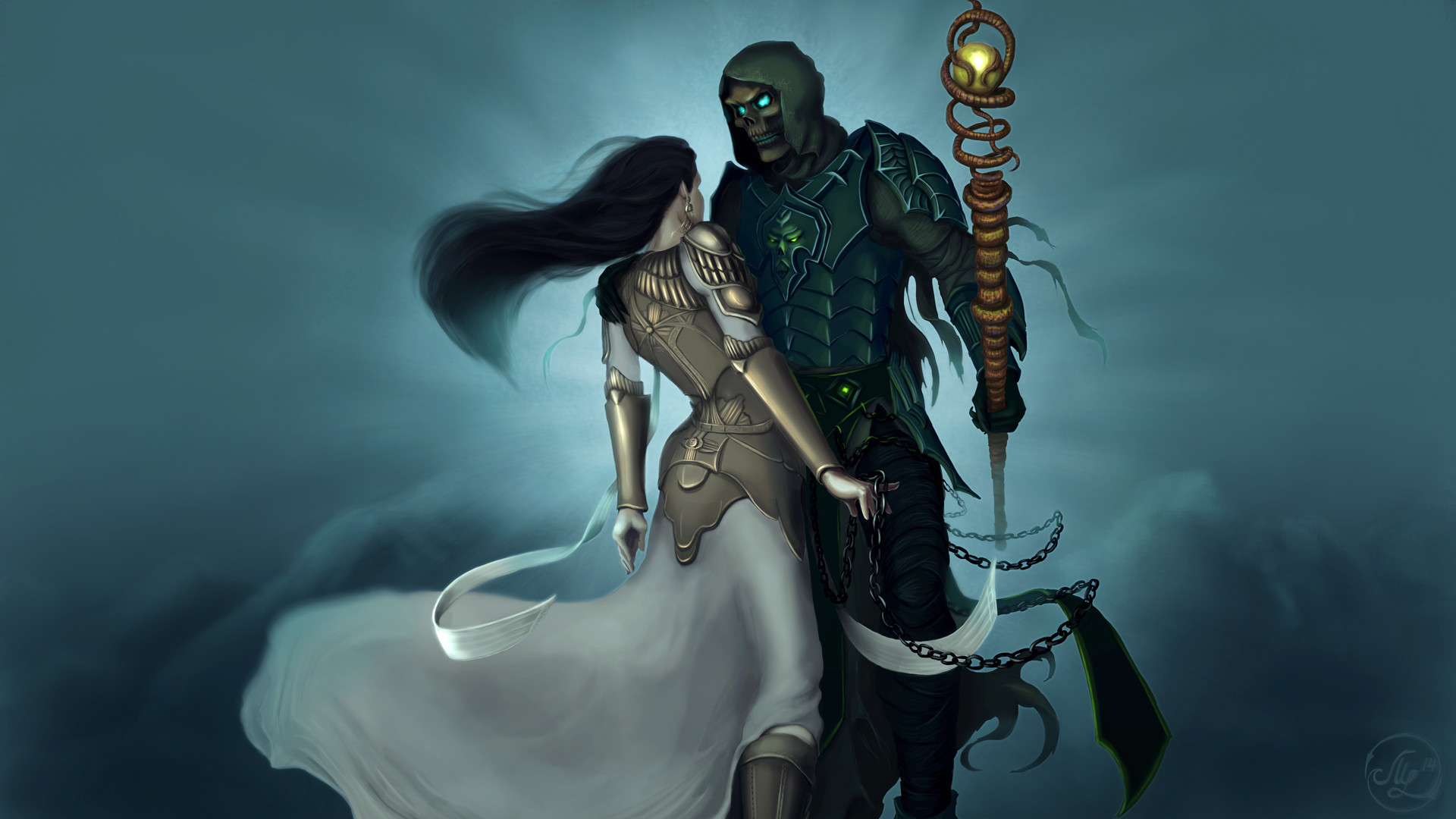 1920x1080 ... Danse Macabre (Might and Magic Heroes 6) by Melissa-light
