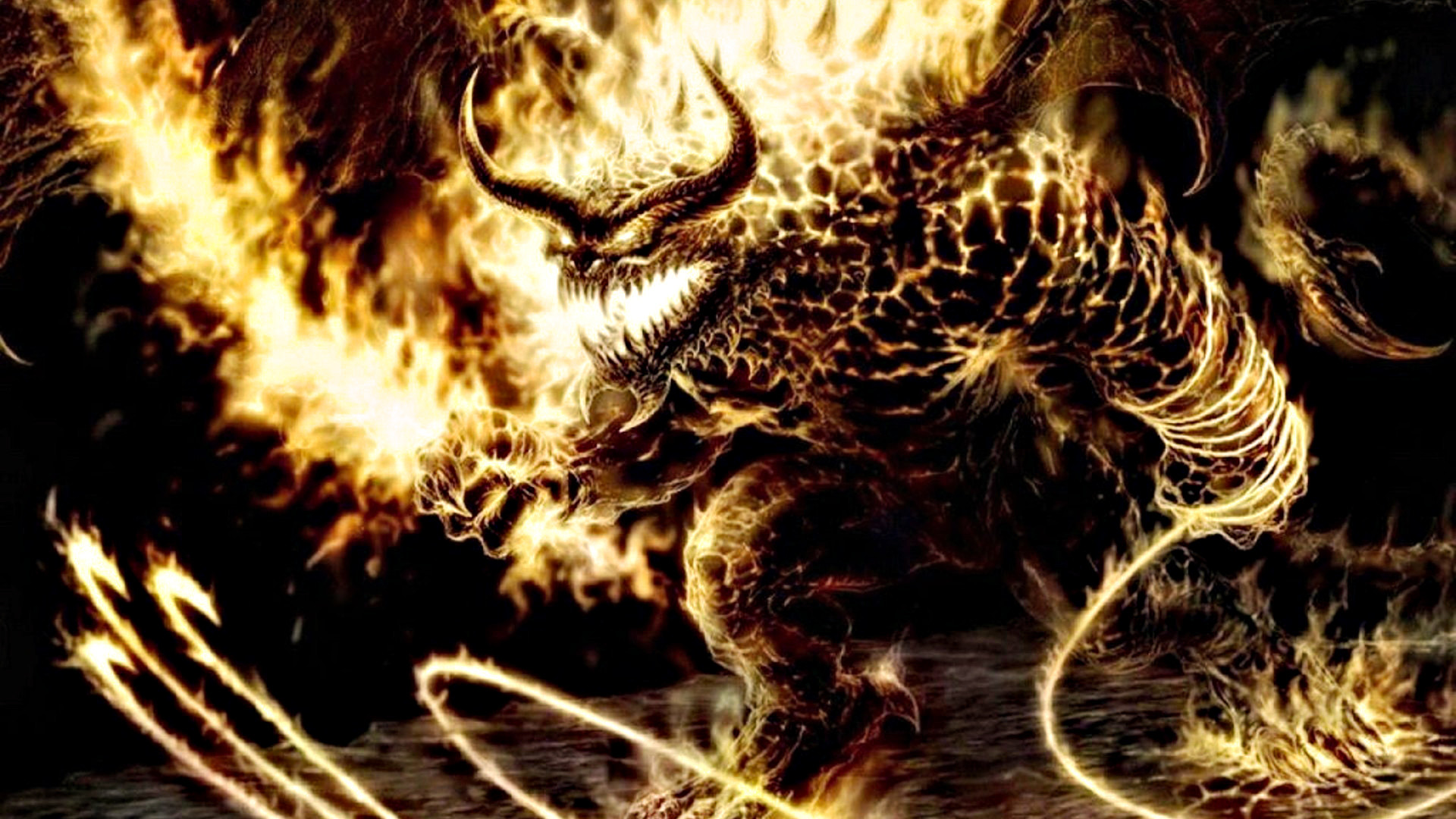 1920x1080 Bull Devil Demon of Hell Wallpaper HD 3219