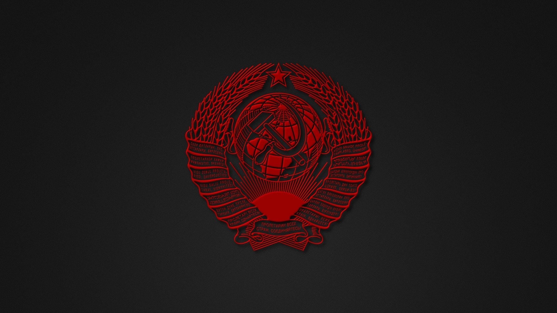 1920x1080 soviet union minimalism coat of arms
