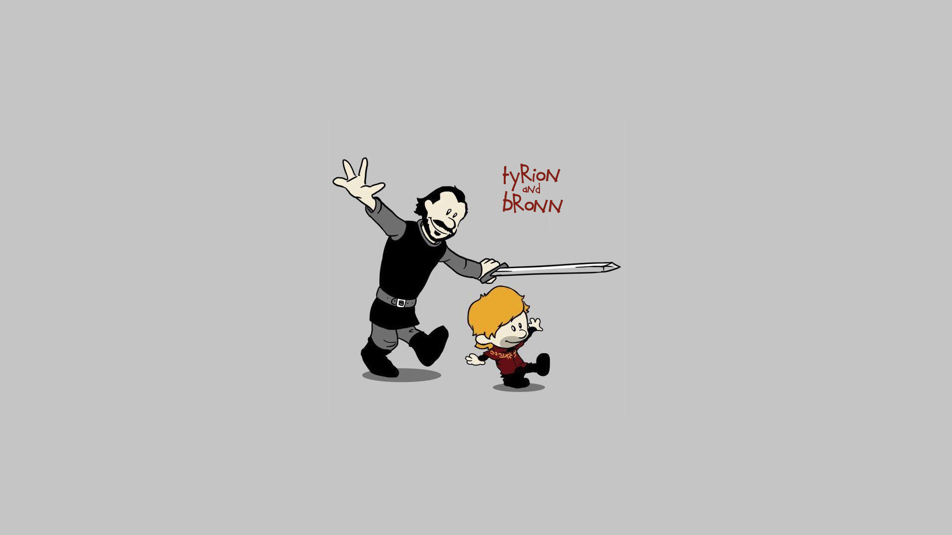 1920x1080 Game of Thrones calvin & hobbes styled []. (not sure where the  original image is from, I just made it a wallpaper and redid the font to  remove ...