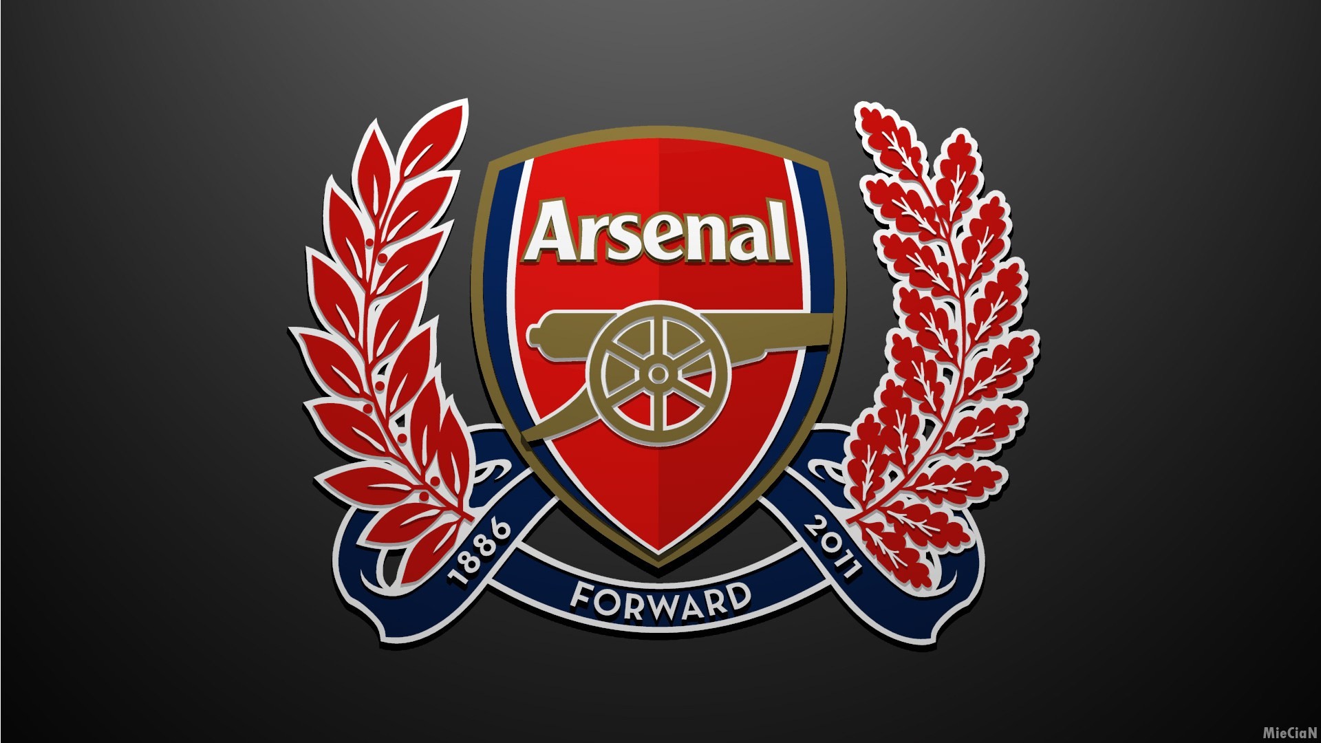 1920x1080 Arsenal Logo Wallpaper
